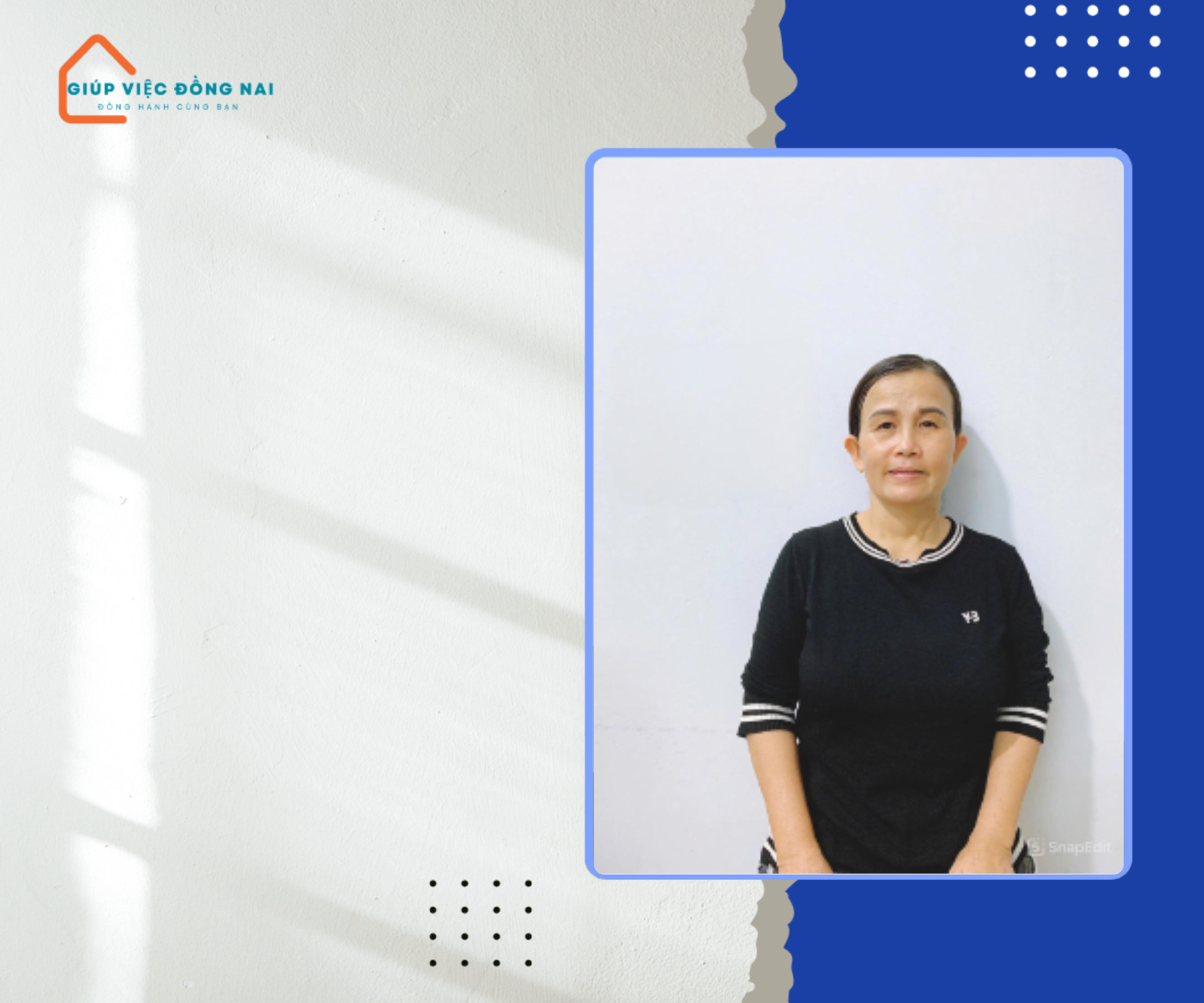 Chị DƯƠNG THỊ ÚT, sinh năm 1972, quê Đồng Nai cần tìm việc