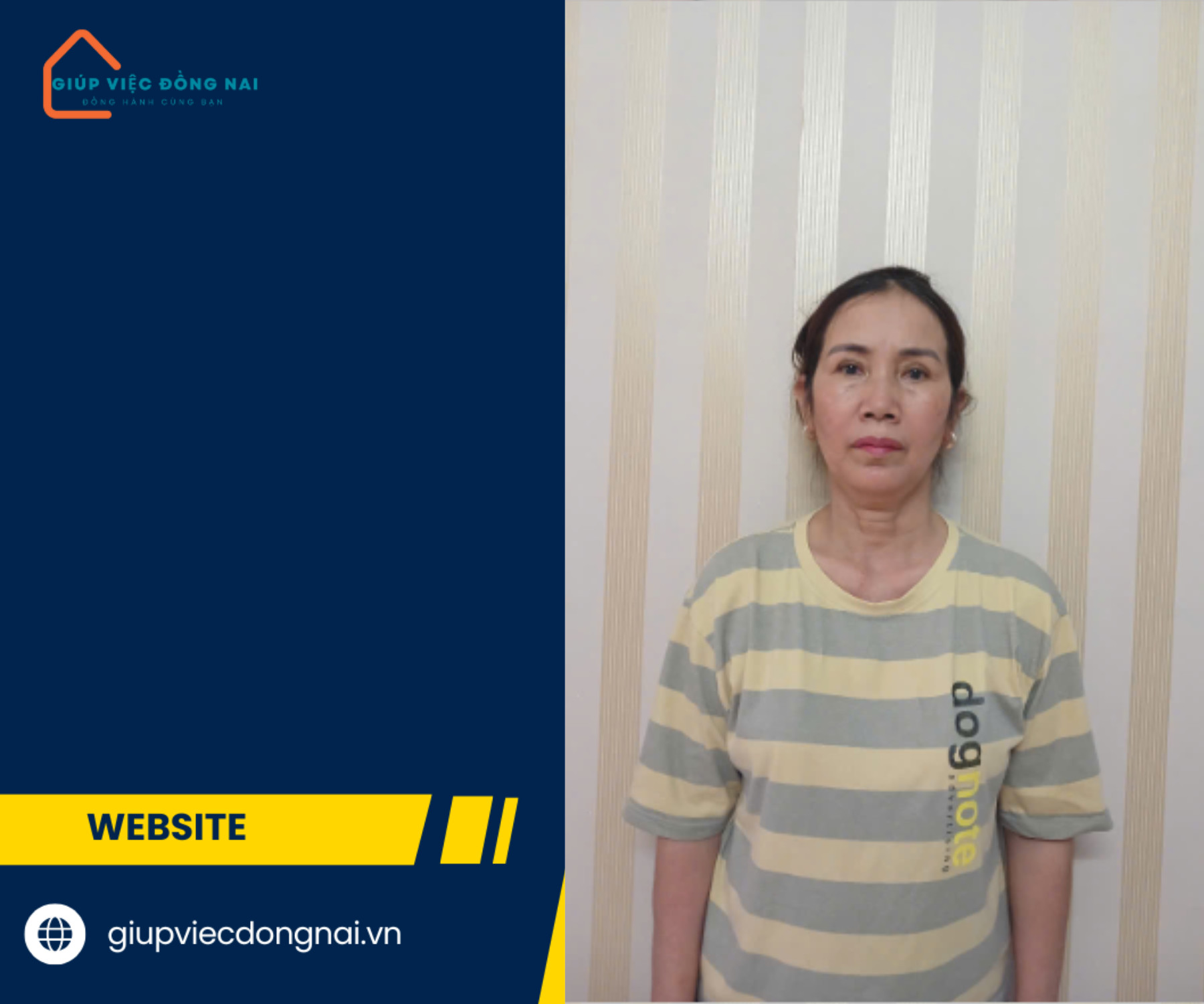 Chị LÊ THỊ NGOÃN, sinh năm 1968, quê Hải Dương cần tìm việc