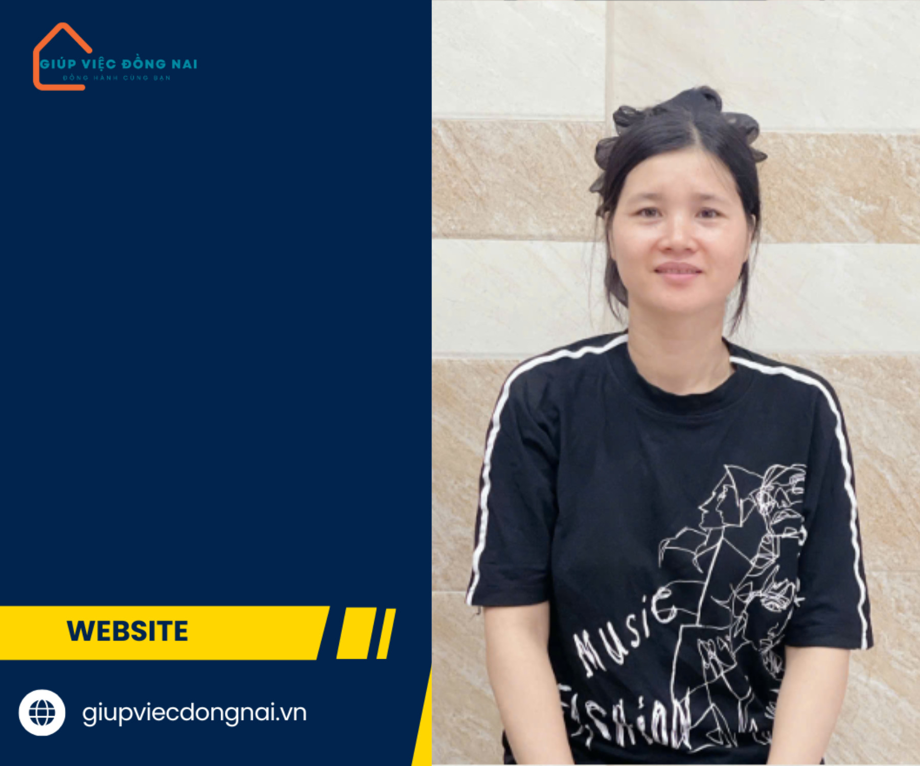 Chị LÊ THỊ NGA, sinh năm 1986, quê Thanh Hóa cần tìm việc