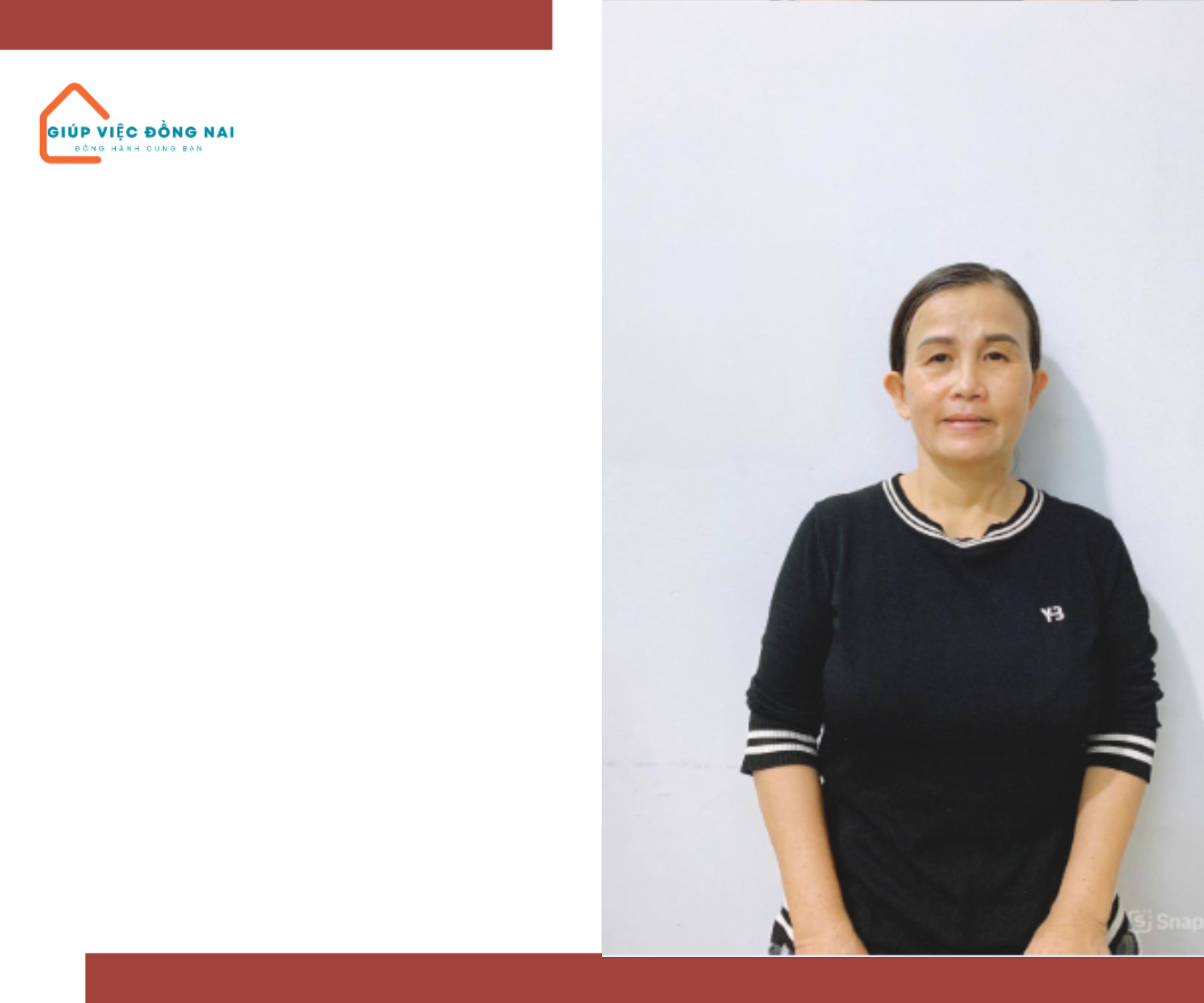 Chị DƯƠNG THỊ ÚT, sinh năm 1972, quê Đồng Nai cần tìm việc