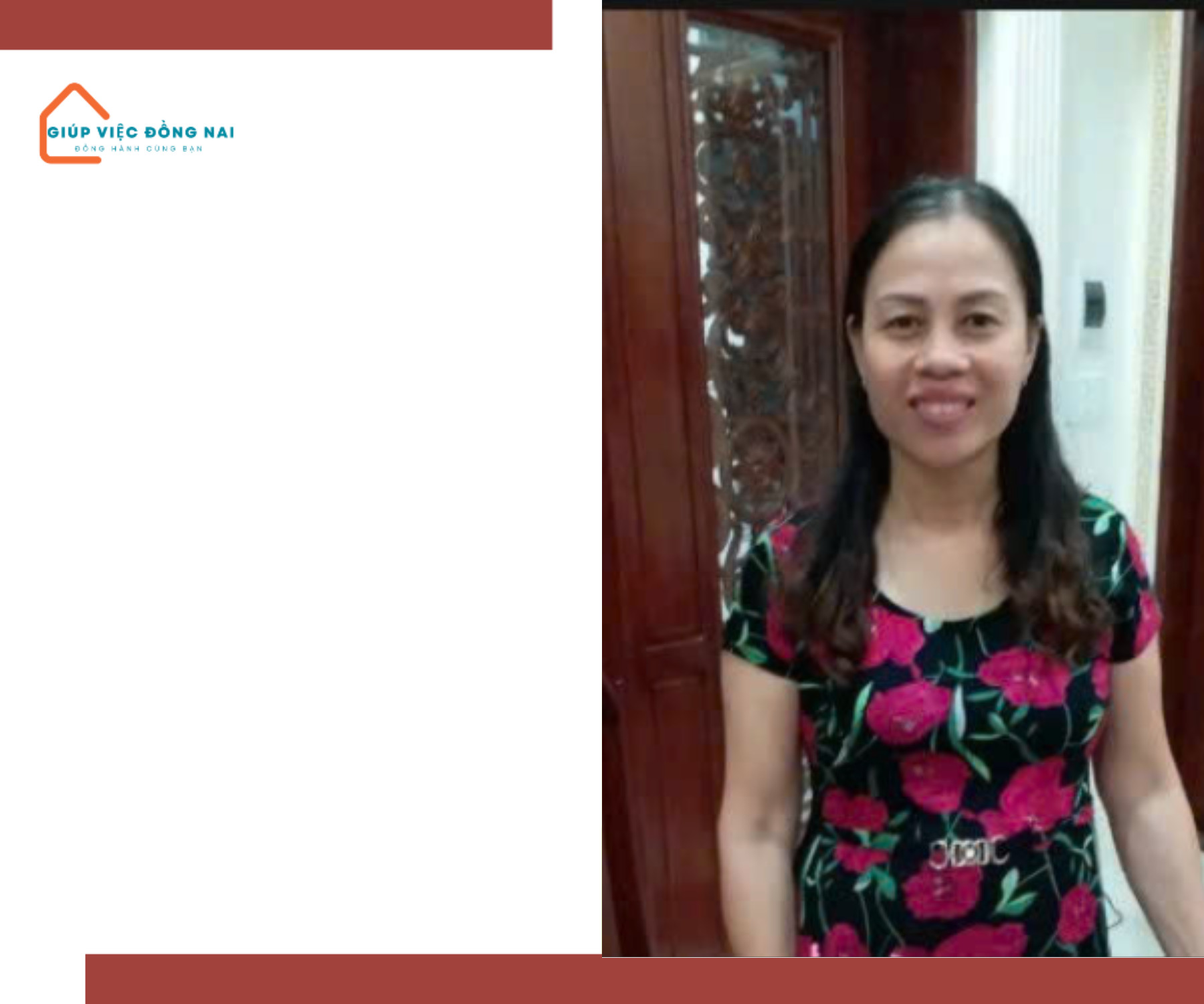 Chị LÊ THỊ NHÀN, sinh năm 1971, quê Đồng Nai cần tìm việc