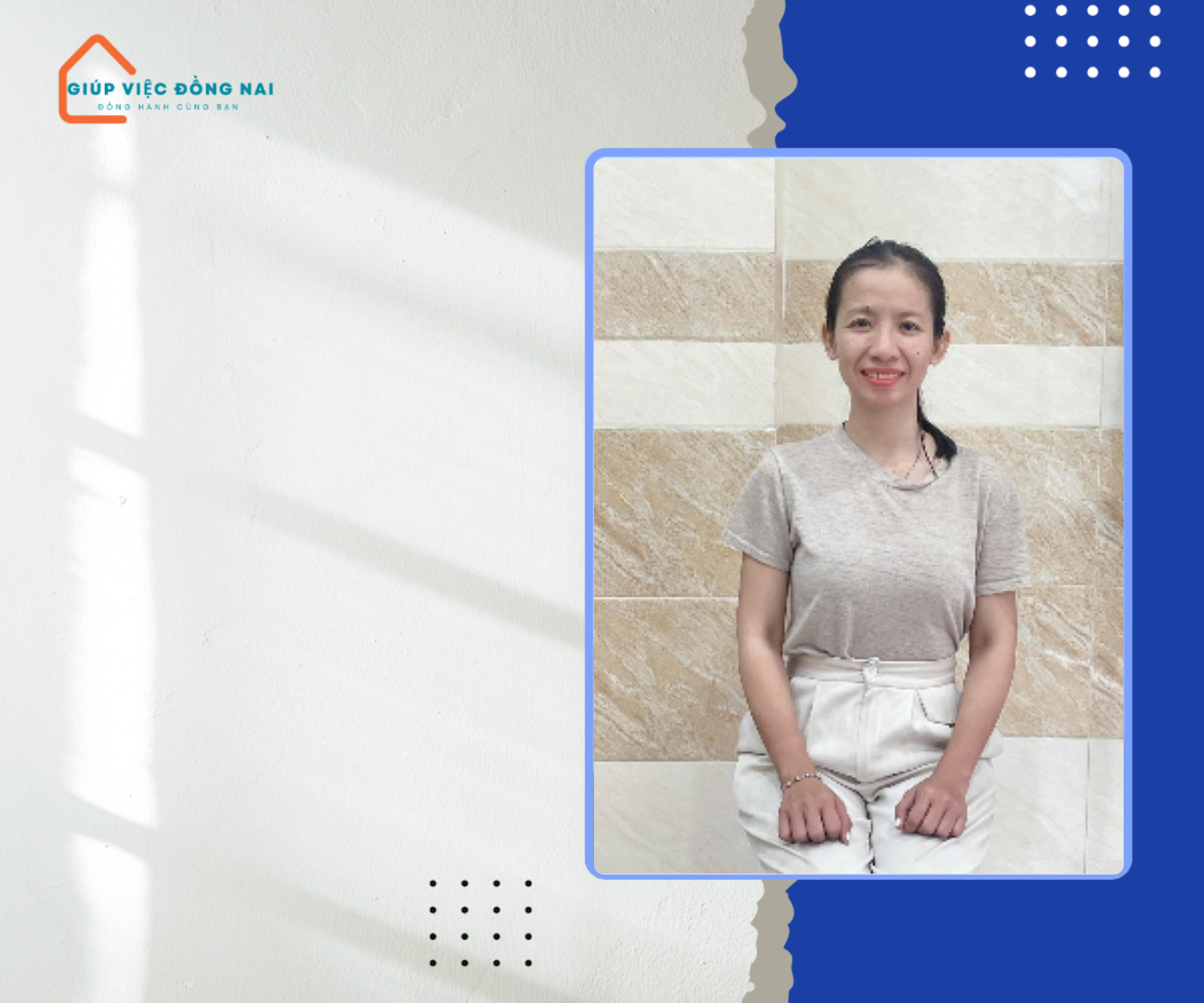 Chị NGUYỄN THỊ DIỆU HIỀN, sinh năm 1984, quê Bình Định cần tìm việc