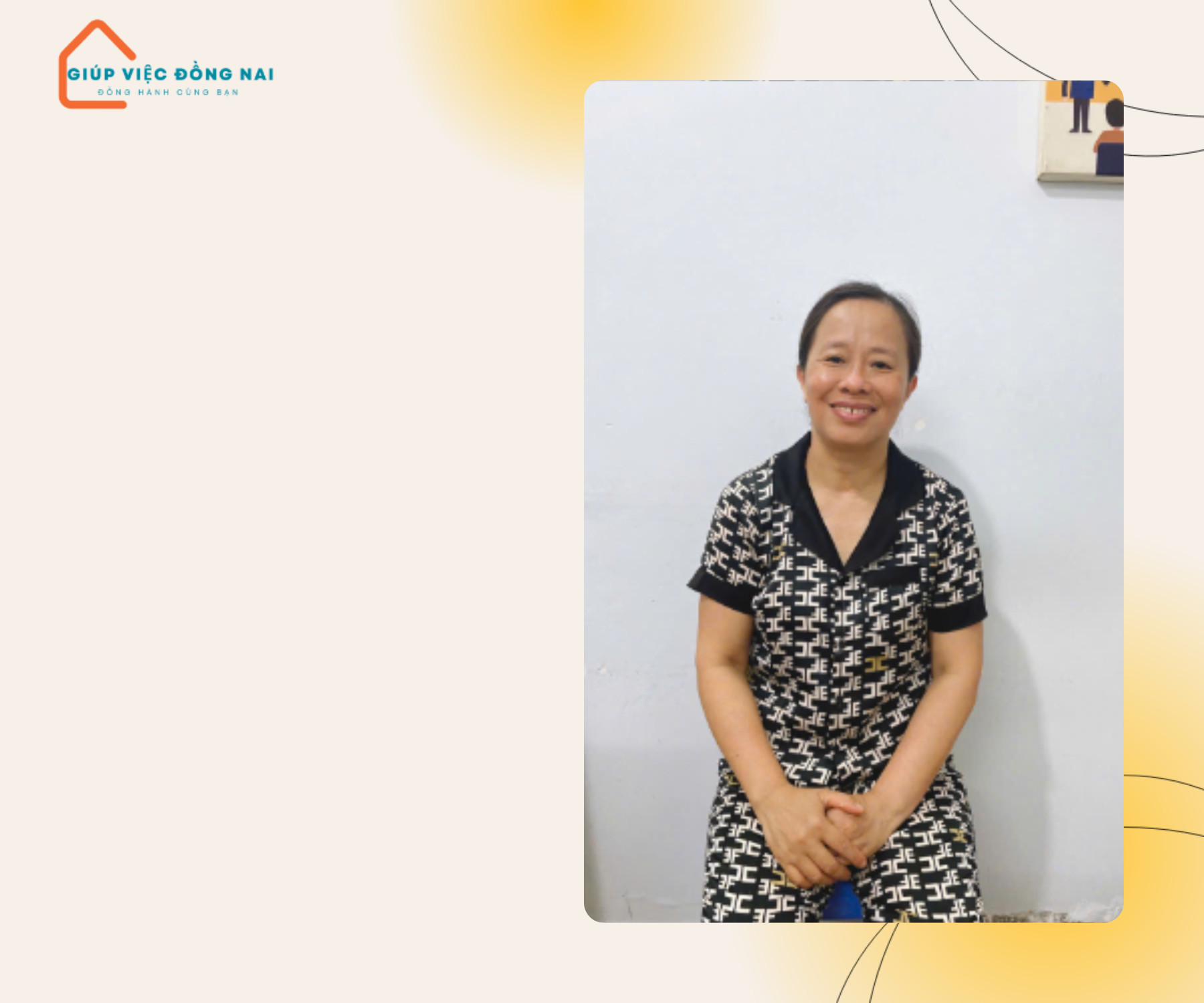 Chị NGUYỄN THỊ TỨ, sinh năm 1976, quê Hà Tĩnh cần tìm việc