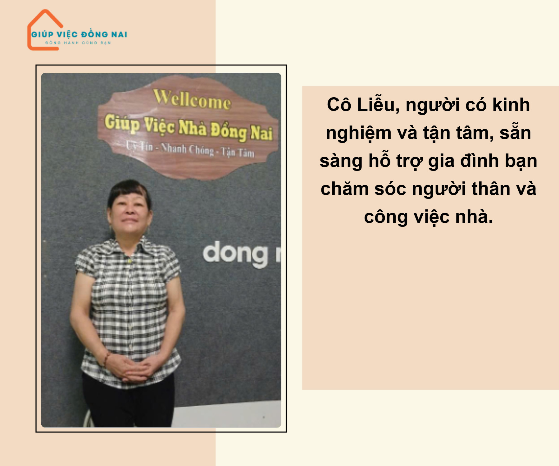 Chị Trần Thị Liễu, sinh năm 1963, quê Đồng Nai cần tìm việc