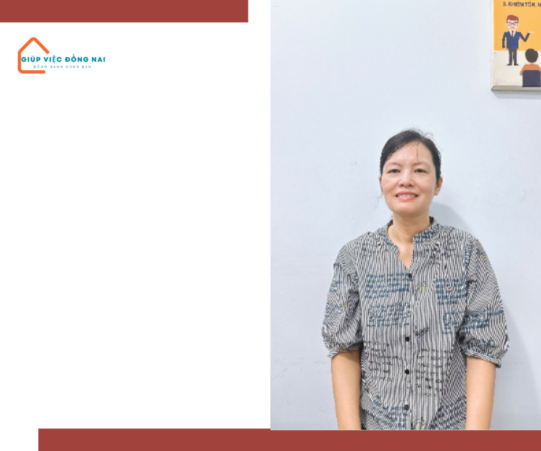 Chị TẠ THU THUỶ, sinh năm 1975, quê Ninh Bình cần tìm việc