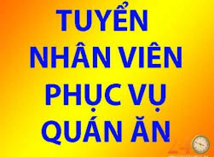 Công việc bán hàng - tạp vụ - phụ quán. CHỈ NHẬN ĂN Ở LẠI.