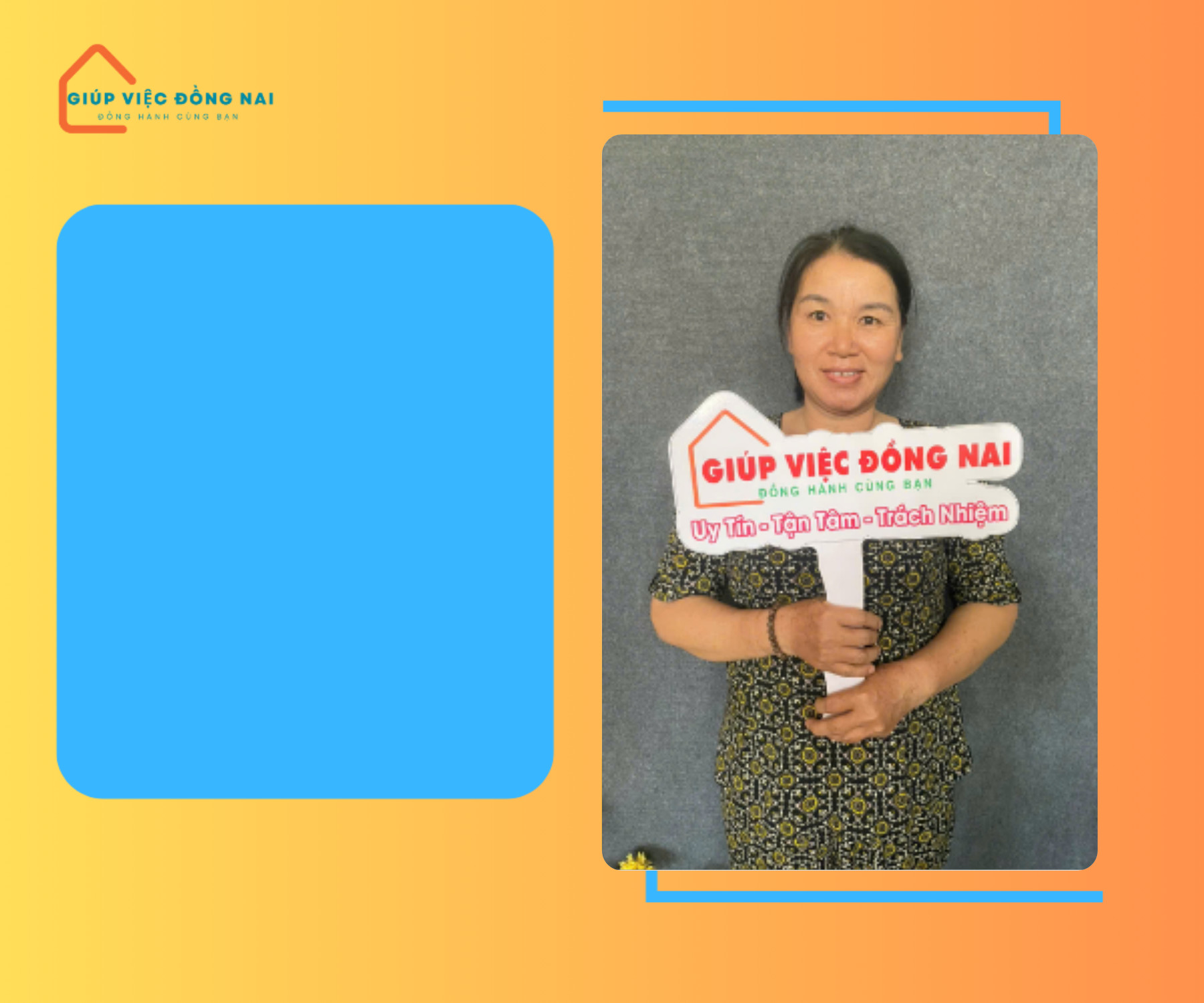 Chị NGUYỄN THỊ NỤ, sinh năm 1976, quê Vĩnh Phúc cần tìm việc