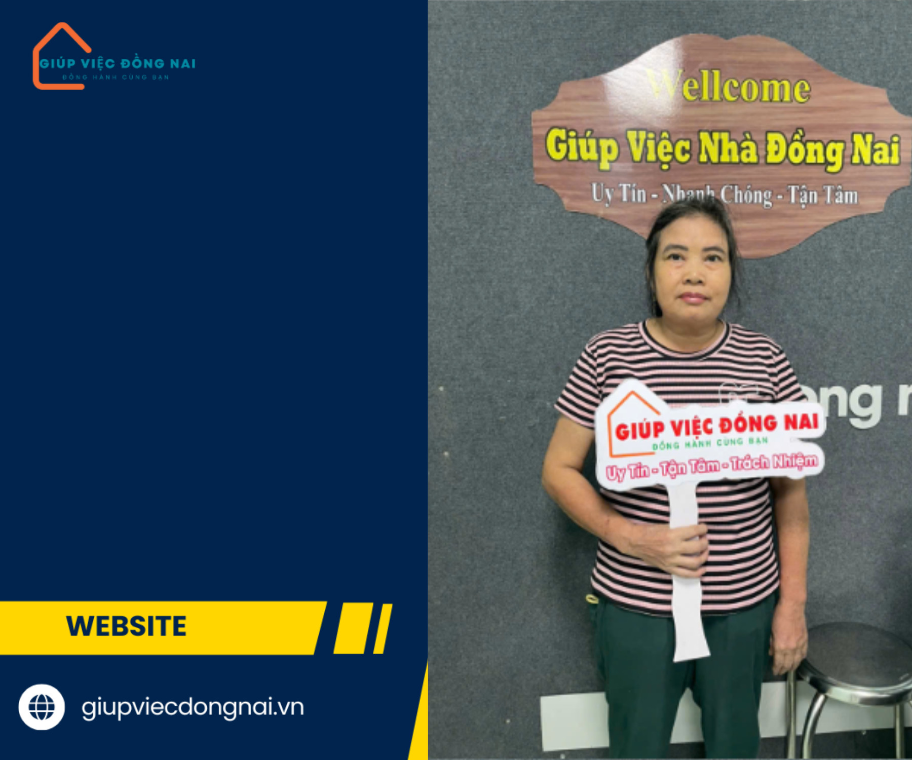 Chị NGUYỄN THỊ VÀN, sinh năm 1973, quê Đồng Nai cần tìm việc