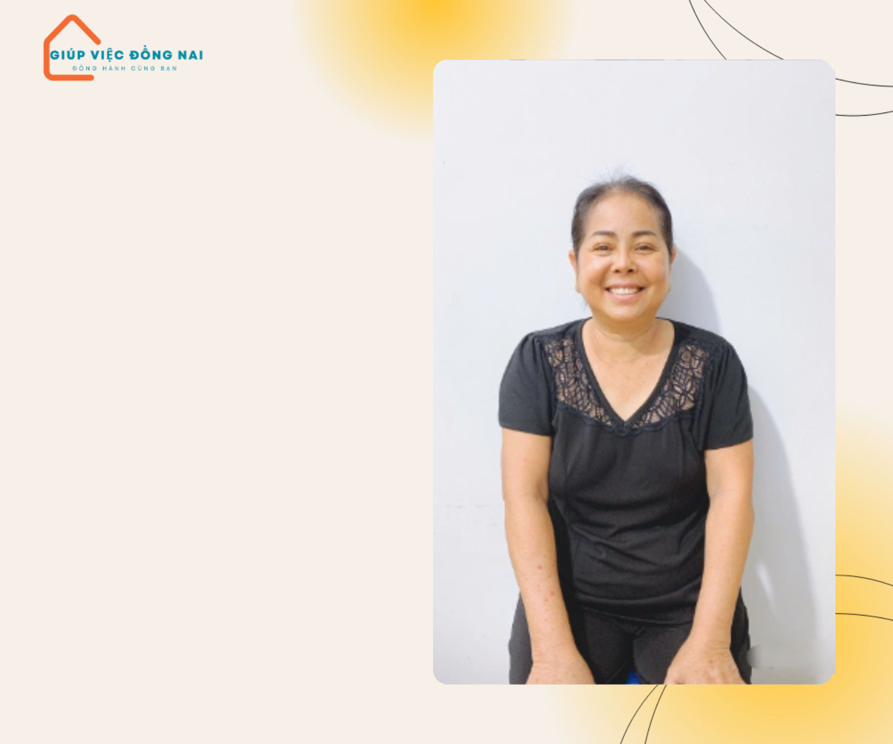 Chị Đống Thị Hoa, sinh năm 1970, quê Đồng Nai cần tìm việc