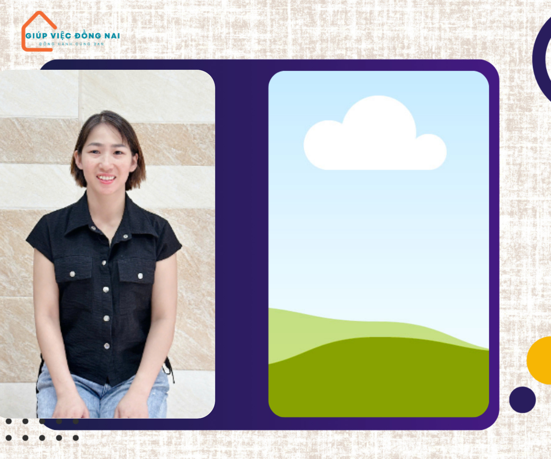 Chị VI THỊ TÌNH, sinh năm 1993, quê Thanh Hóa cần tìm việc