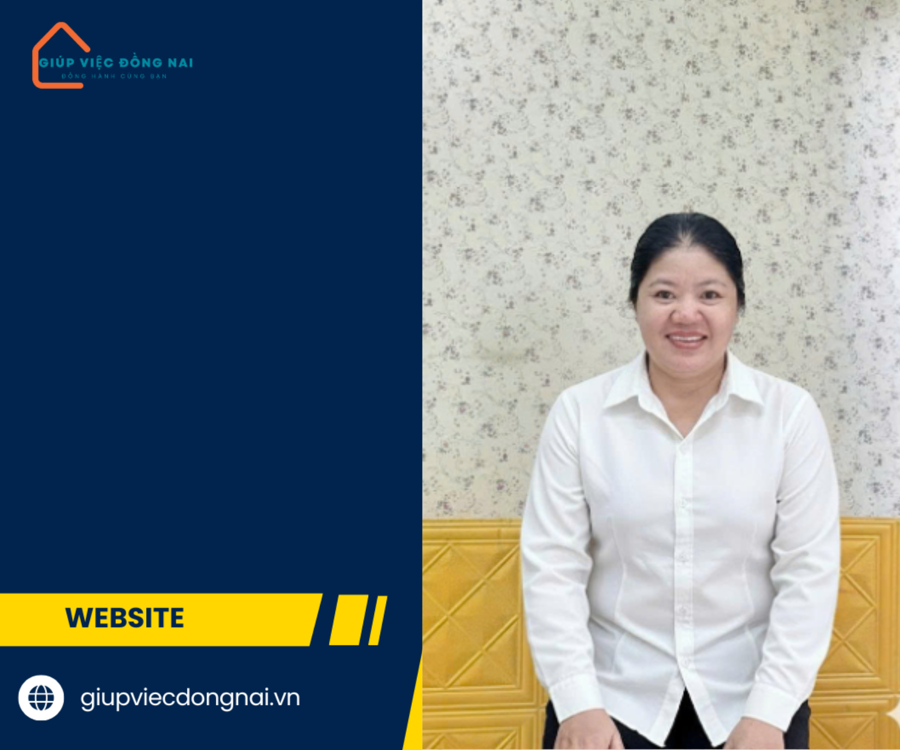 Chị NGUYỄN THỊ PHƯỚC, sinh năm 1976, quê Đồng Nai cần tìm việc