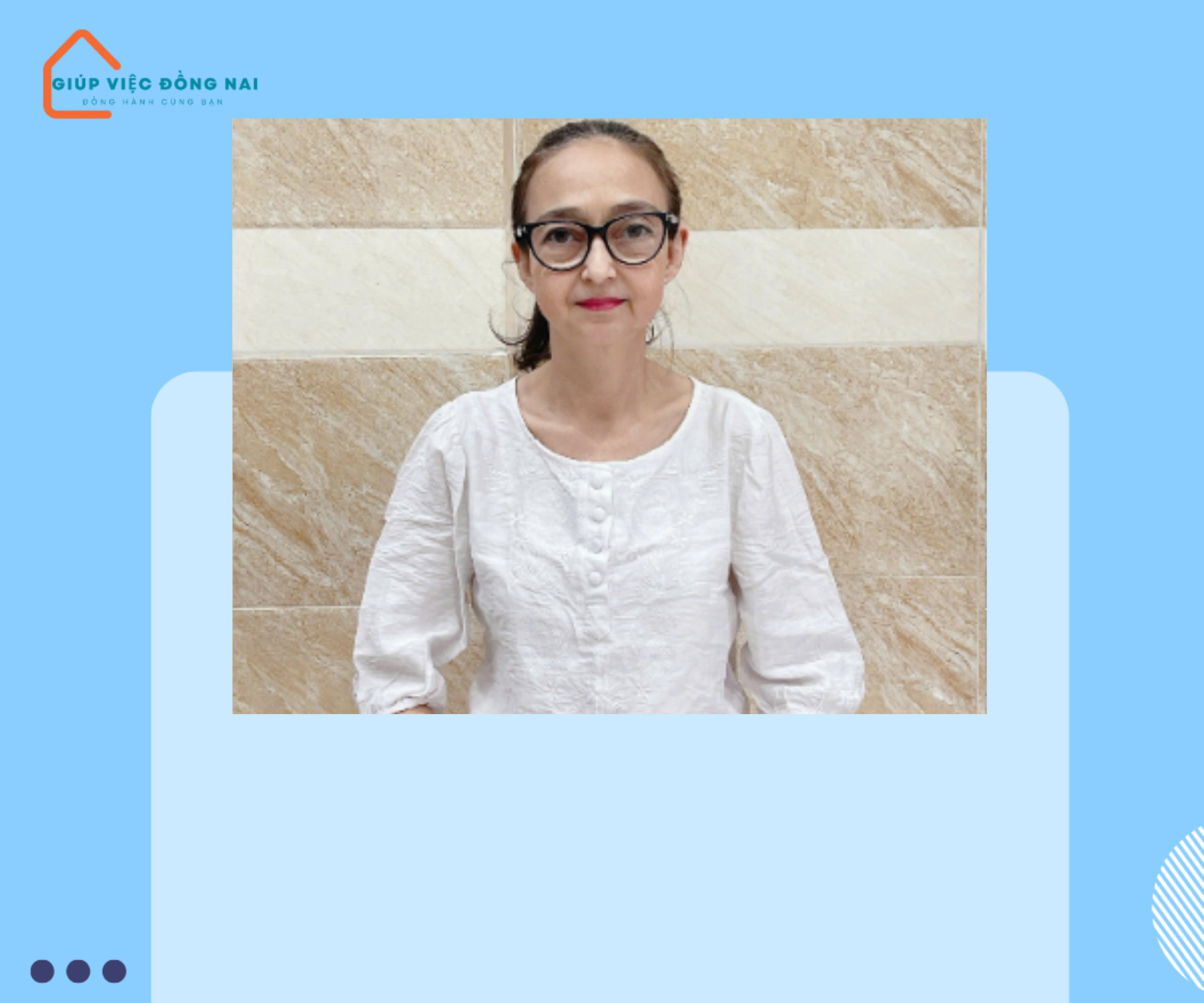 Chị NGUYỄN THỦY TIÊN, sinh năm 1970, quê Hồ Chí Minh cần tìm việc