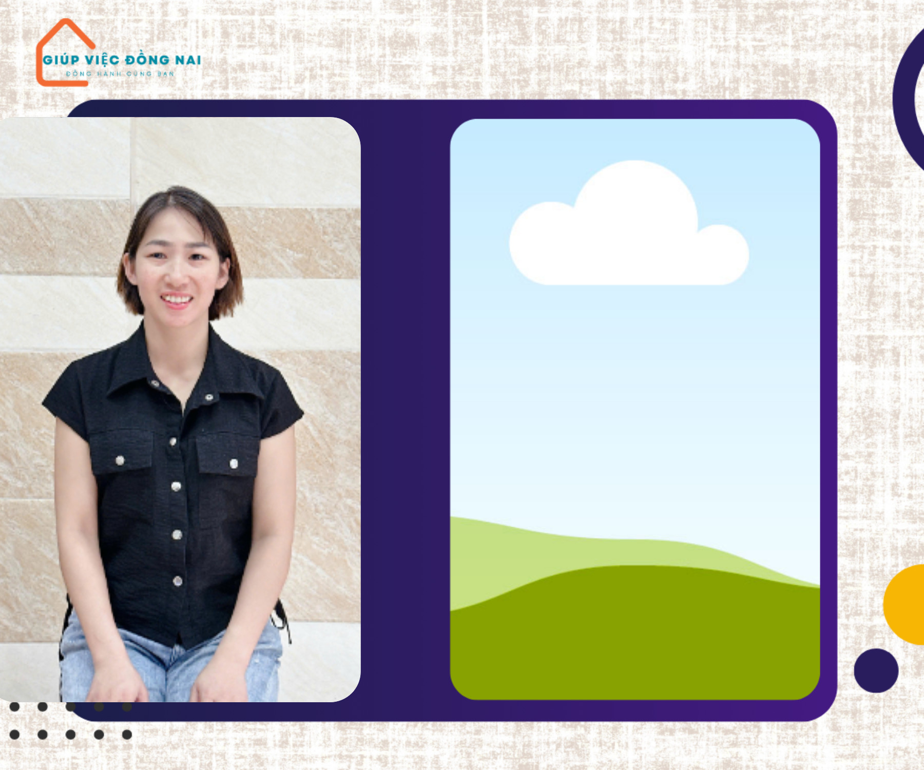 Chị VI THỊ TÌNH, sinh năm 1993, quê Thanh Hóa cần tìm việc