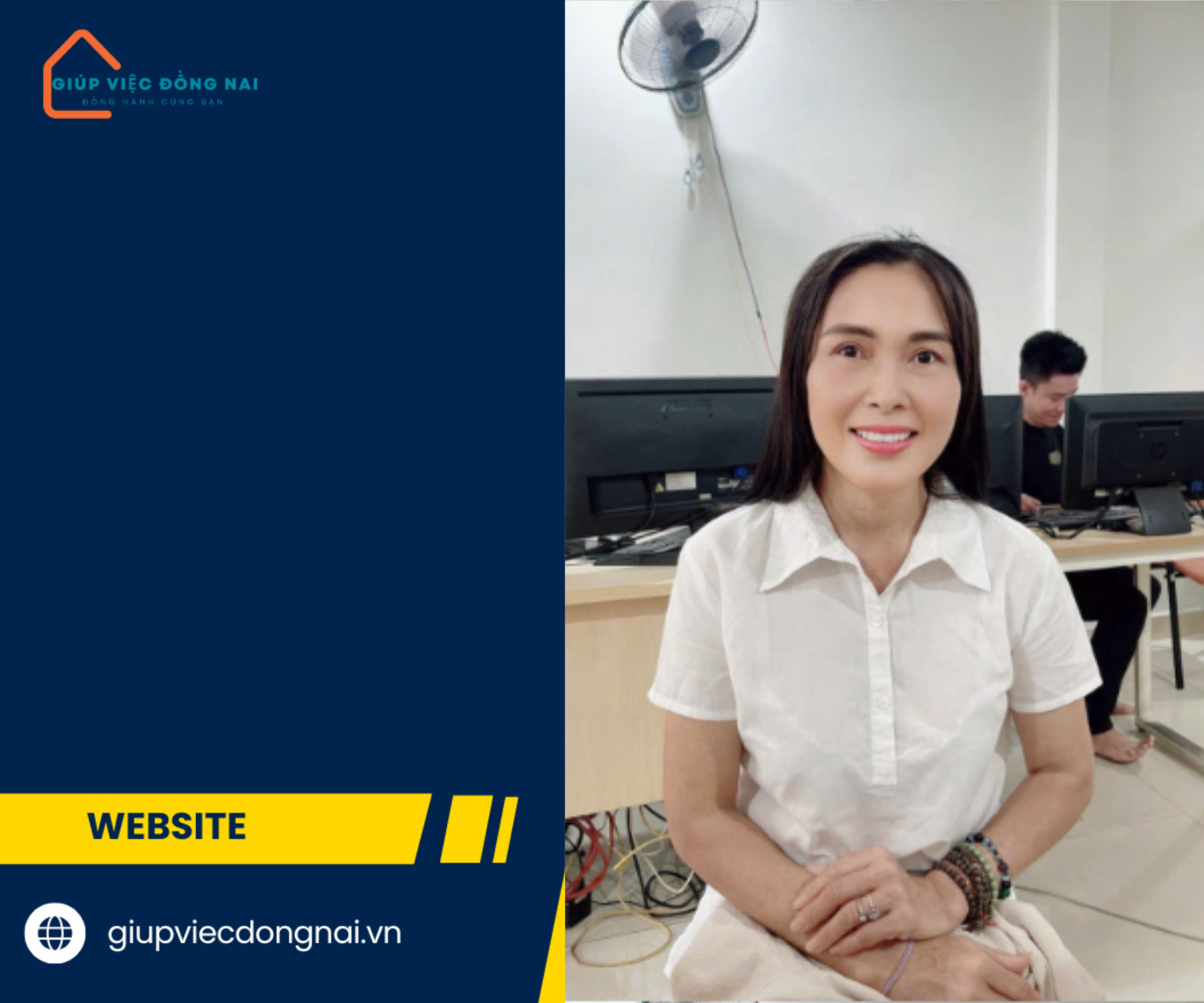 Chị NGUYỄN THỊ DIỆN, sinh năm 1975, quê Hồ Chí Minh cần tìm việc