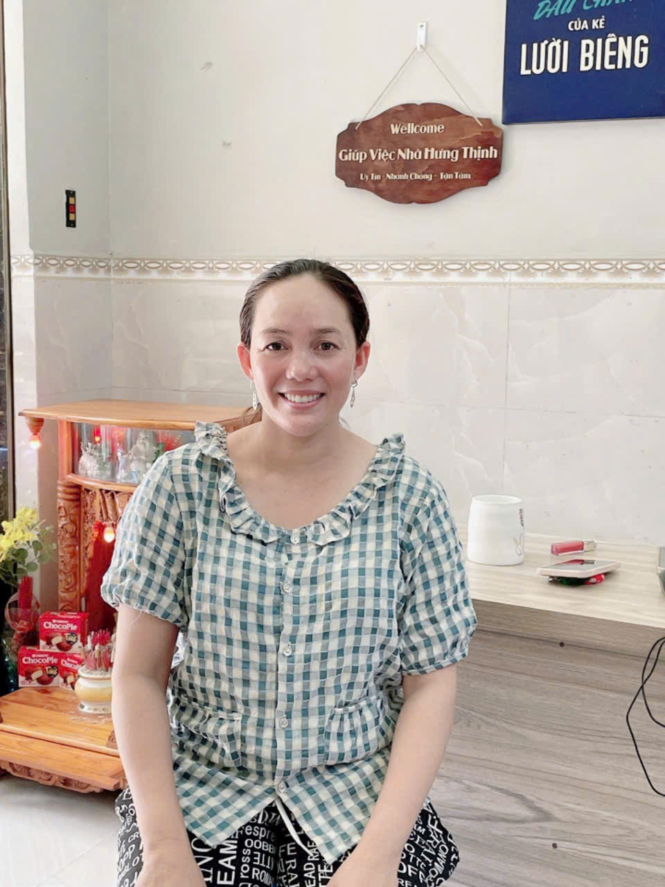 Chị Huỳnh Thị Giáp, sinh năm 1980, quê Bình Định - GIÚP VIỆC NHÀ, CHĂM BÀ