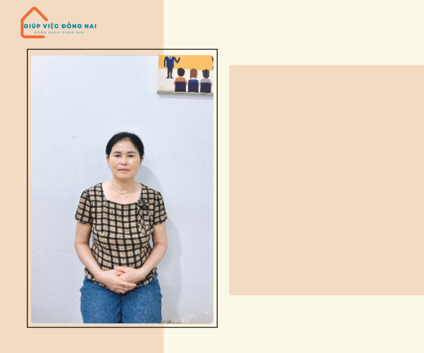 Chị PHẠM THỊ TÂN, sinh năm 1972, quê Hà Tĩnh cần tìm việc