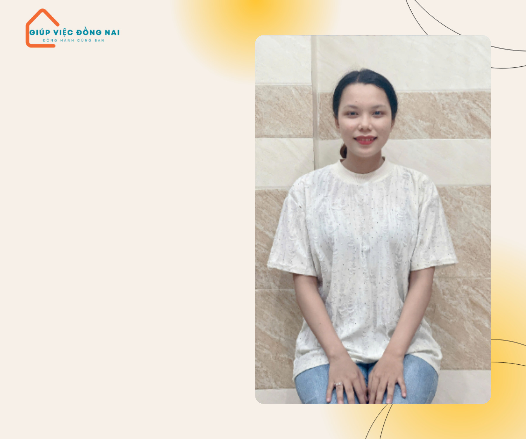 Chị TÔN THỊ NGÂN, sinh năm 2001, quê Trà Vinh cần tìm việc