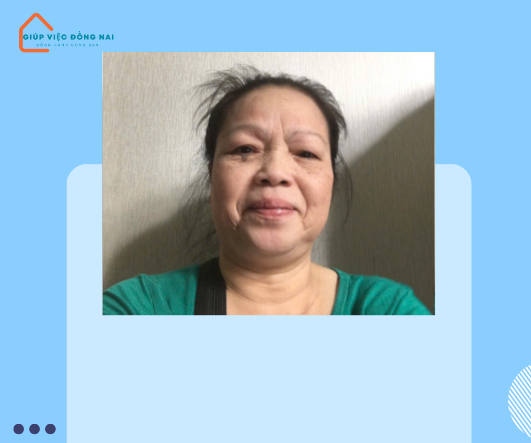 Chị NGUYỄN THỊ HỒNG MINH, sinh năm 1964, quê Hà Nội cần tìm việc