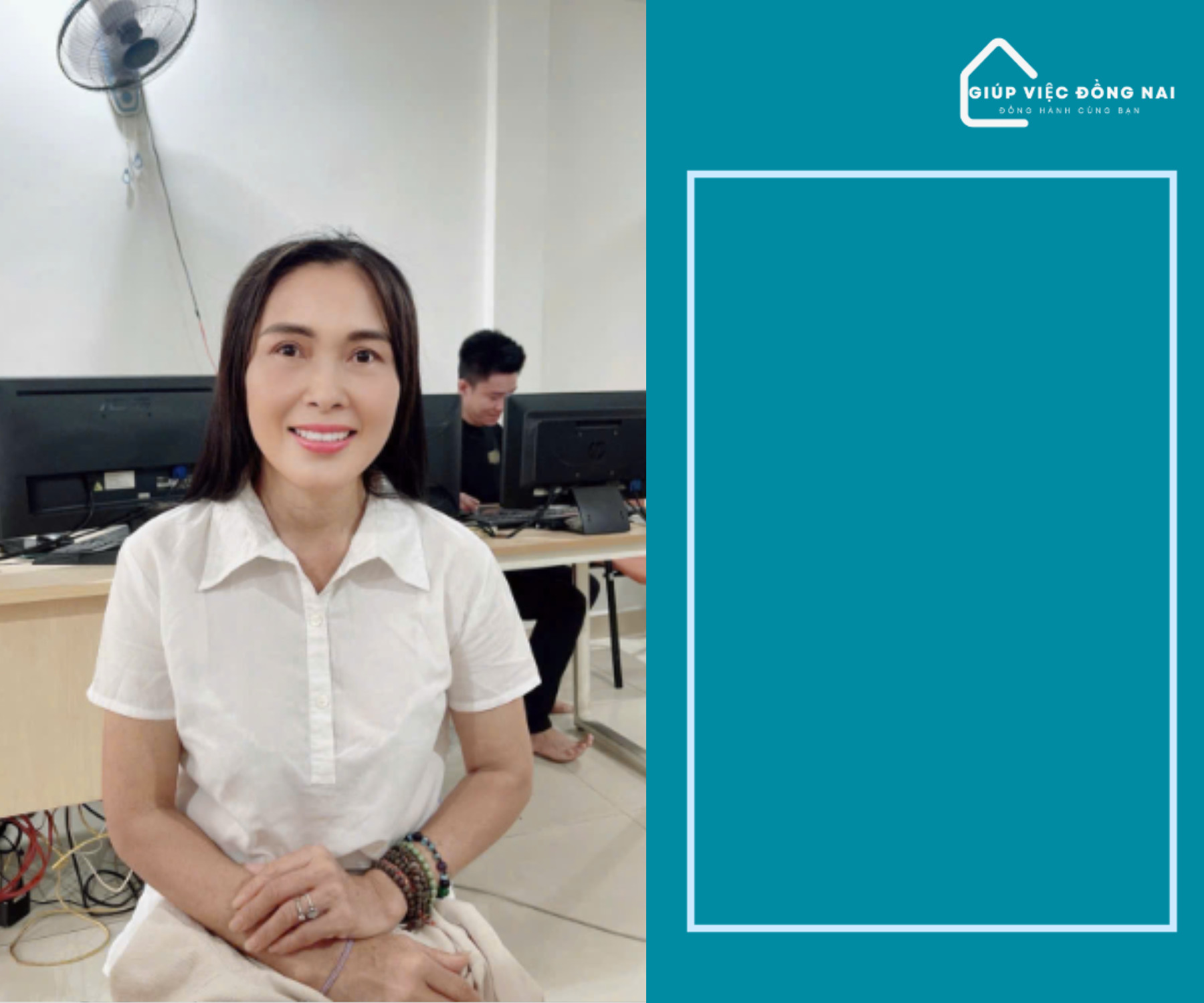 Chị NGUYỄN THỊ DIỆN, sinh năm 1975, quê Hồ Chí Minh cần tìm việc