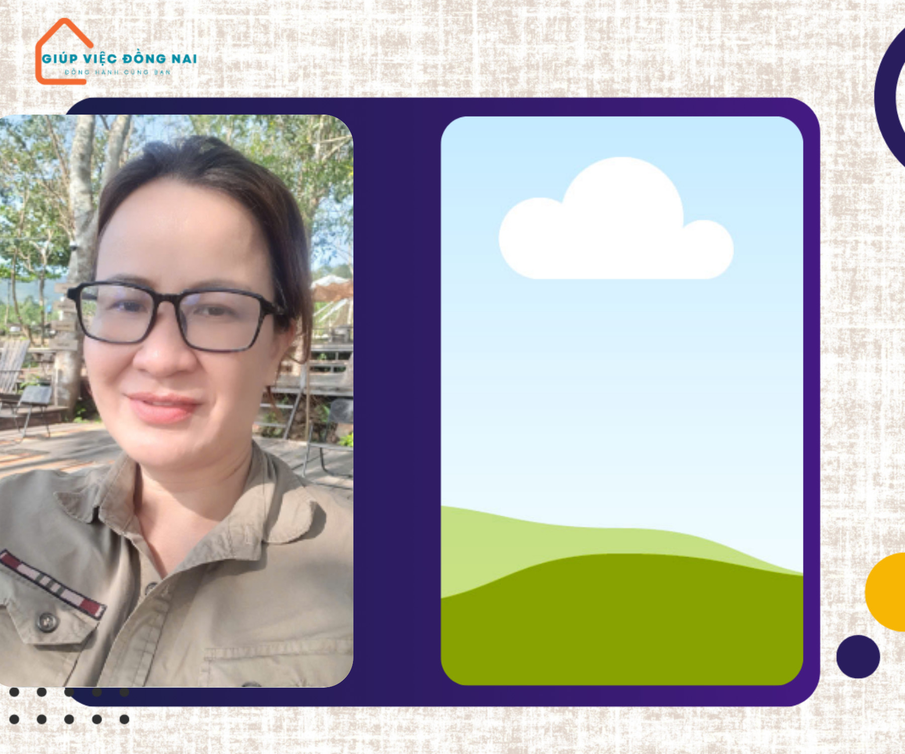 Chị NGUYỄN THỊ THANH NGA, sinh năm 1983, quê Đà Nẵng cần tìm việc