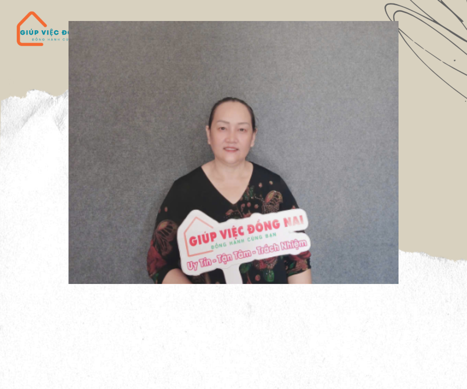 Chị LÊ THỊ THỚI, sinh năm 1960, quê Quảng Trị cần tìm việc