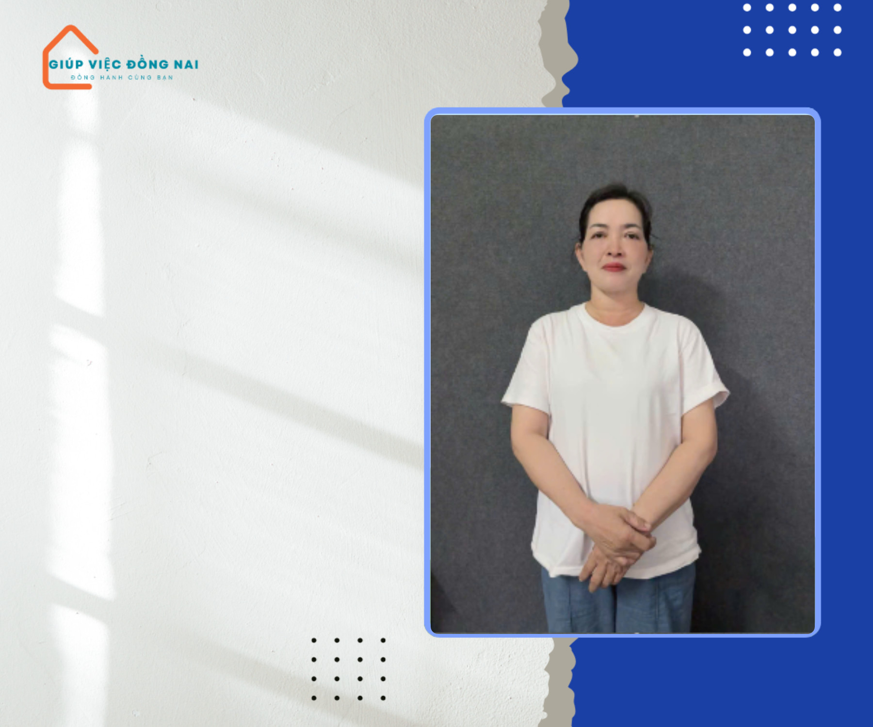 Chị ĐẶNG THỊ NGỌC YẾN, sinh năm 1976, quê Vĩnh Long cần tìm việc