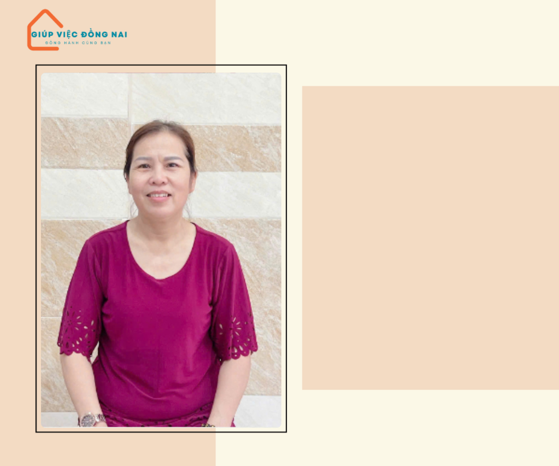 Chị LƯƠNG NGỌC HOA, sinh năm 1972, quê Hồ Chí Minh cần tìm việc