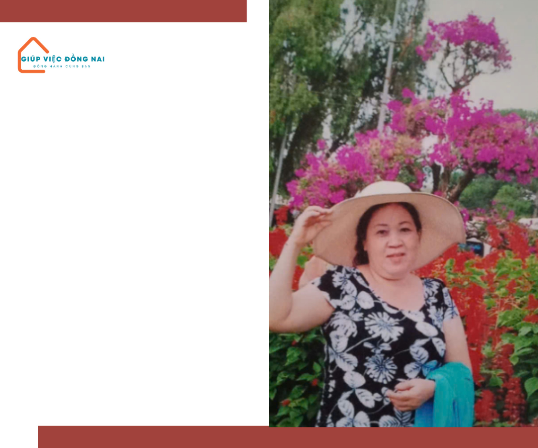 Chị NGUYỄN THỊ TUYẾT, sinh năm 1965, quê Hồ Chí Minh cần tìm việc