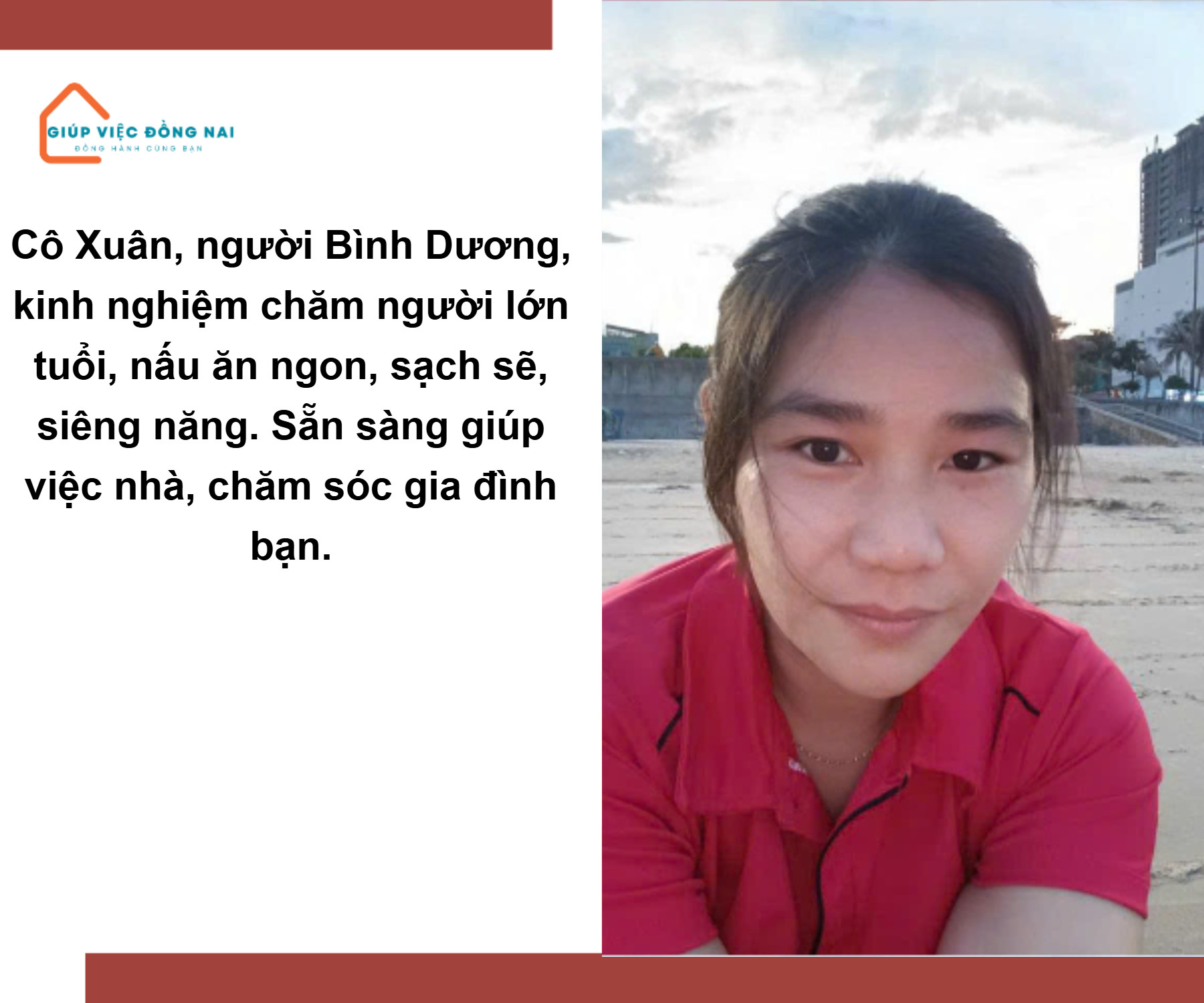 Chị TRẦN THỊ MỸ XUÂN, sinh năm 1990, quê Hồ Chí Minh cần tìm việc