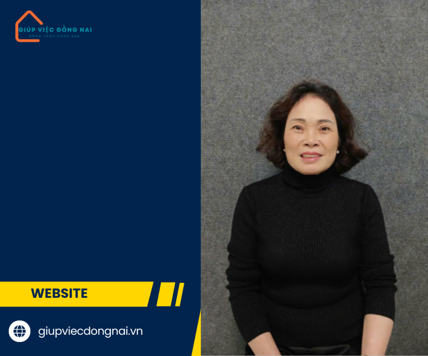 Chị NGUYỄN THỊ NHƯỢNG, sinh năm 1963, quê Bình Định cần tìm việc