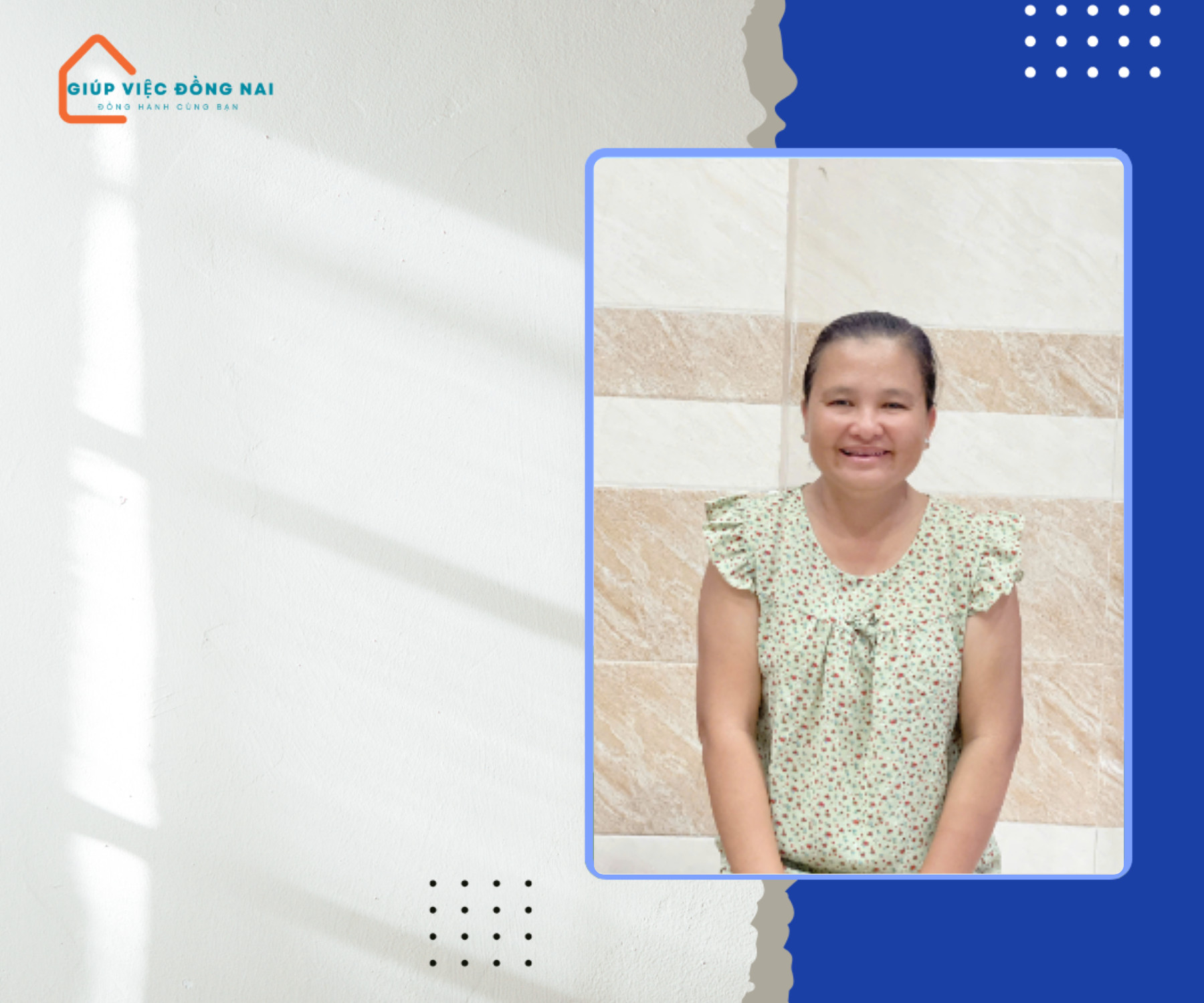 Chị PHẠM TUYẾT LOAN, sinh năm 1981, quê Tiền Giang cần tìm việc