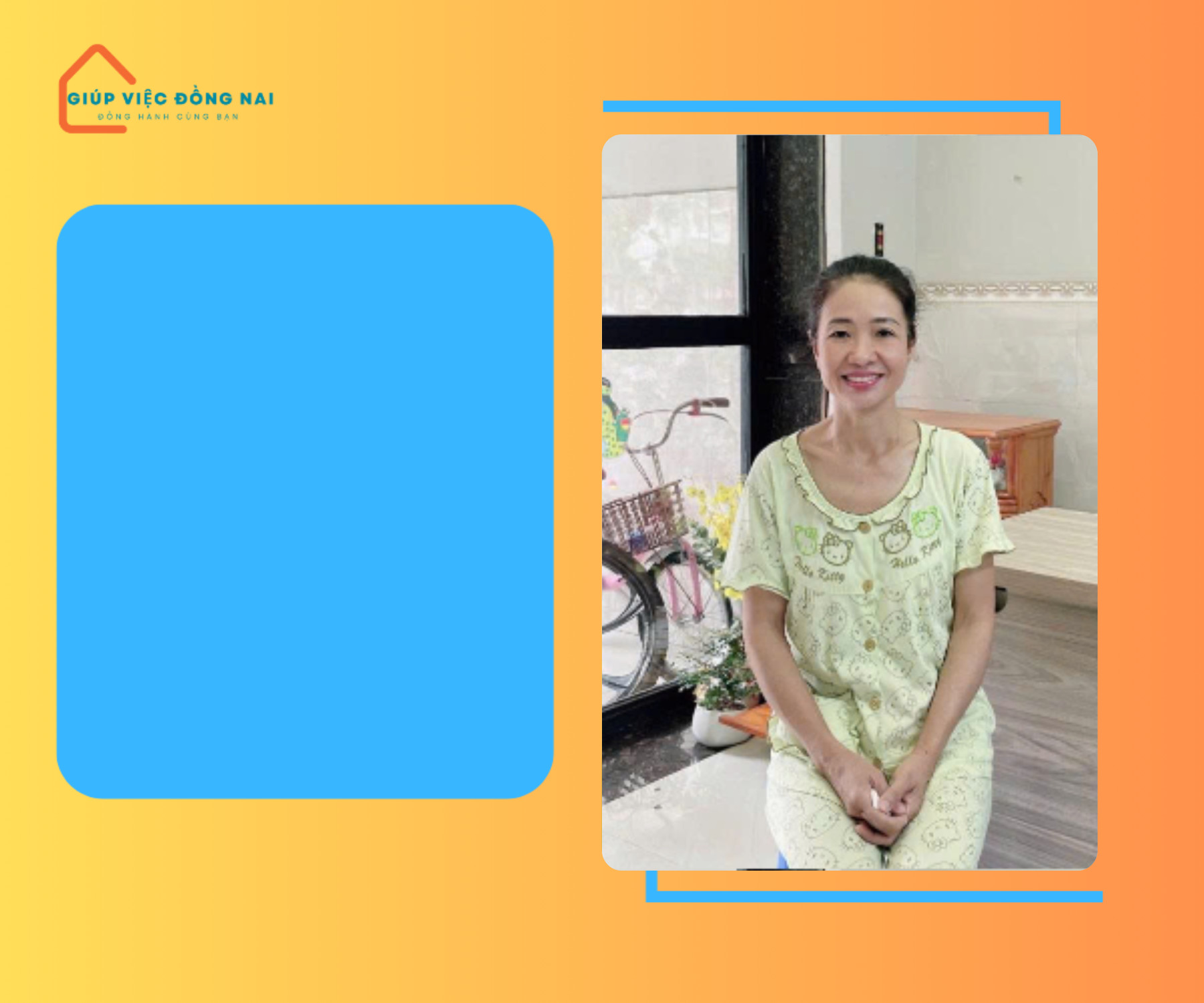 Chị PHAN THỊ THU THẢO, sinh năm 1972, quê Nam Định cần tìm việc