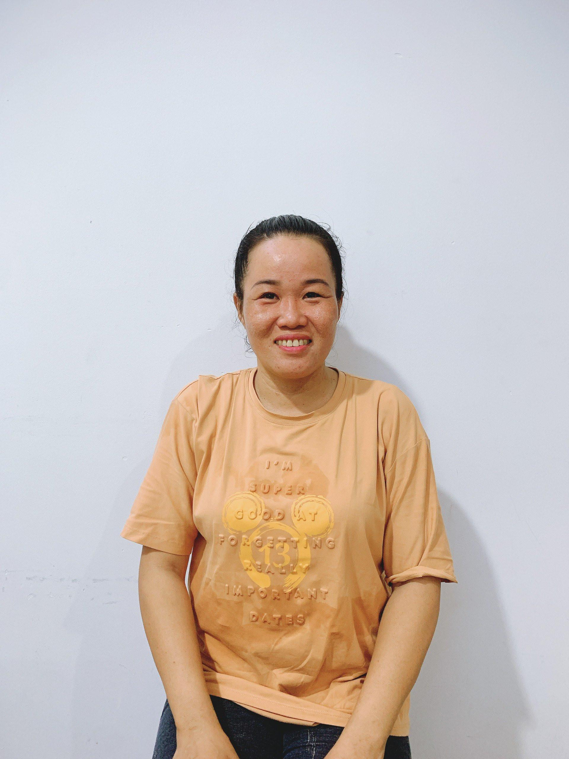 Chị Hai, sinh năm 1985, quê An Giang tìm việc làm lâu dài