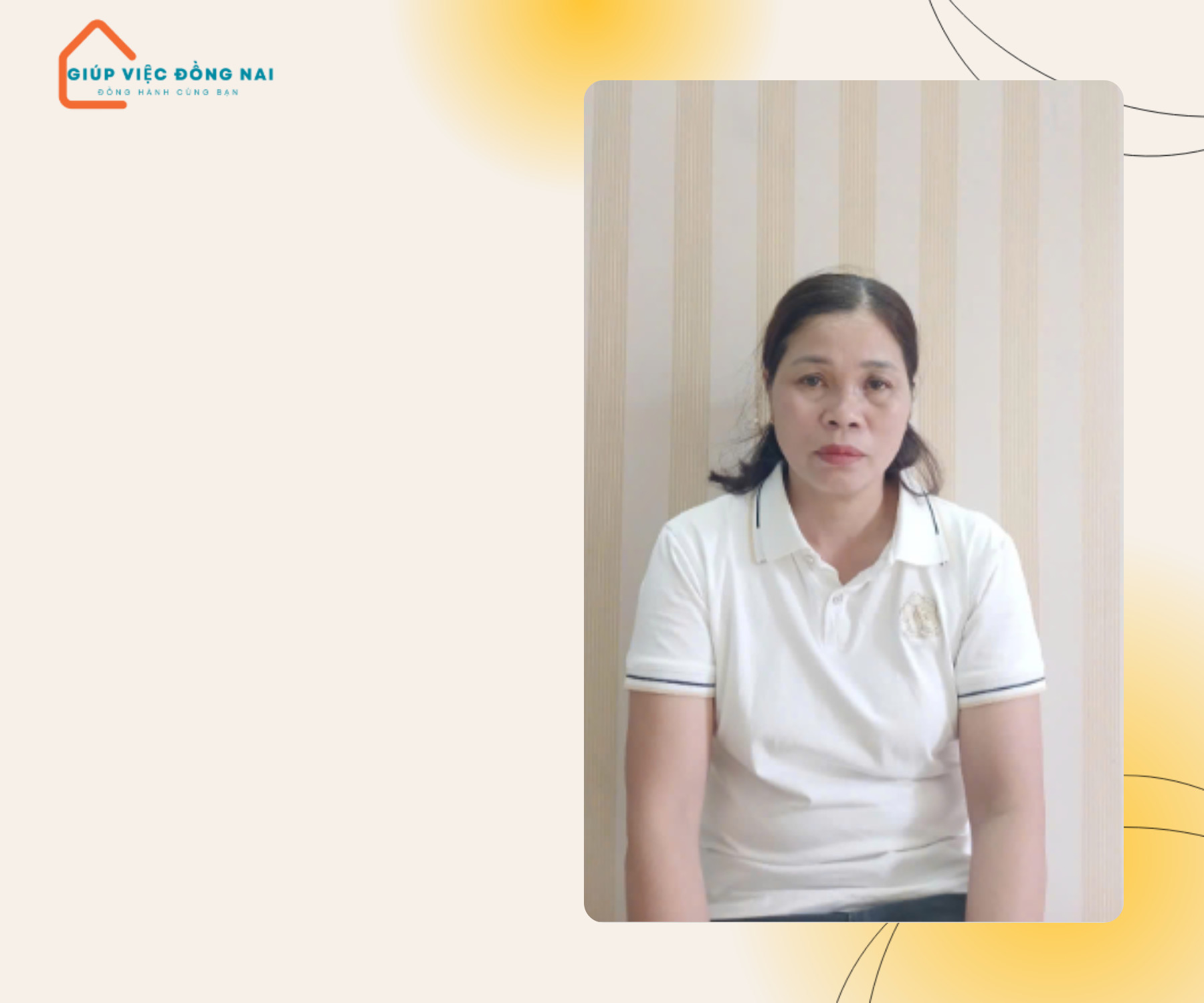 Chị NGUYỄN THỊ THOA, sinh năm 1971, quê Tuyên Quang cần tìm việc