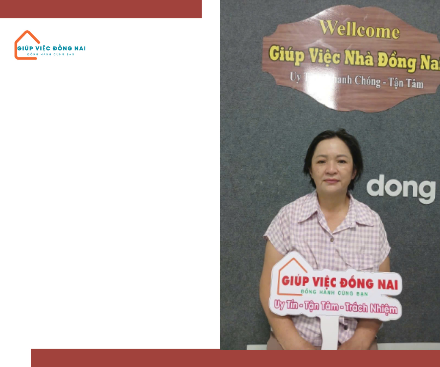 Chị TỐNG THỊ THANH NGUYỆT, sinh năm 1971, quê Đồng Nai cần tìm việc