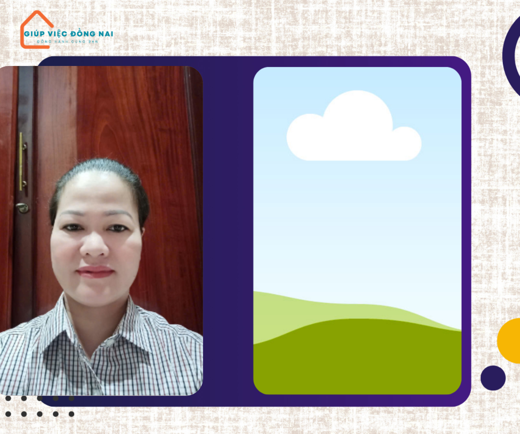 Chị TRẦN THỊ HẰNG, sinh năm 1978, quê Hải Phòng cần tìm việc