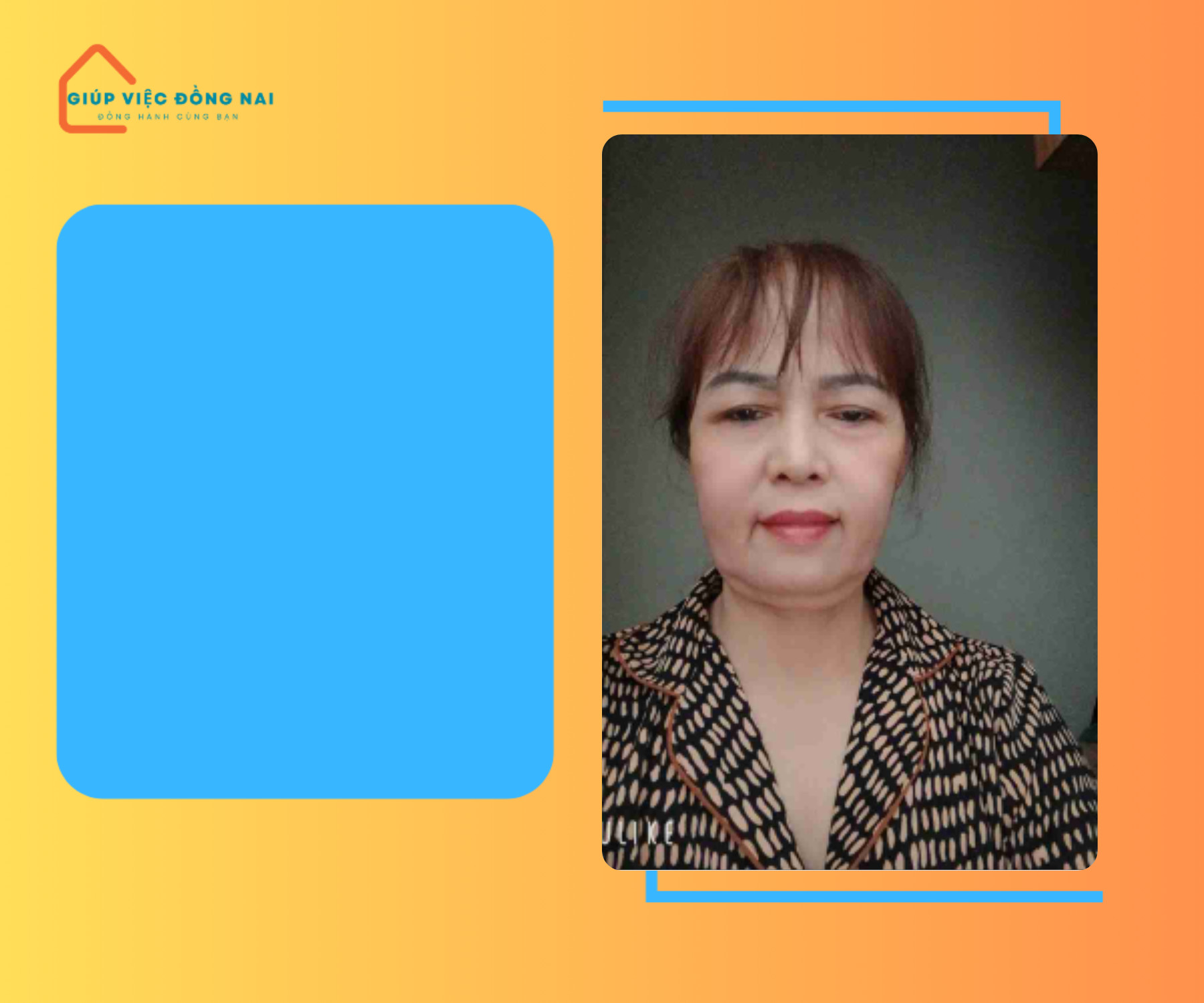 Chị BÙI THU HÀ, sinh năm 1966, quê Hà Nội cần tìm việc