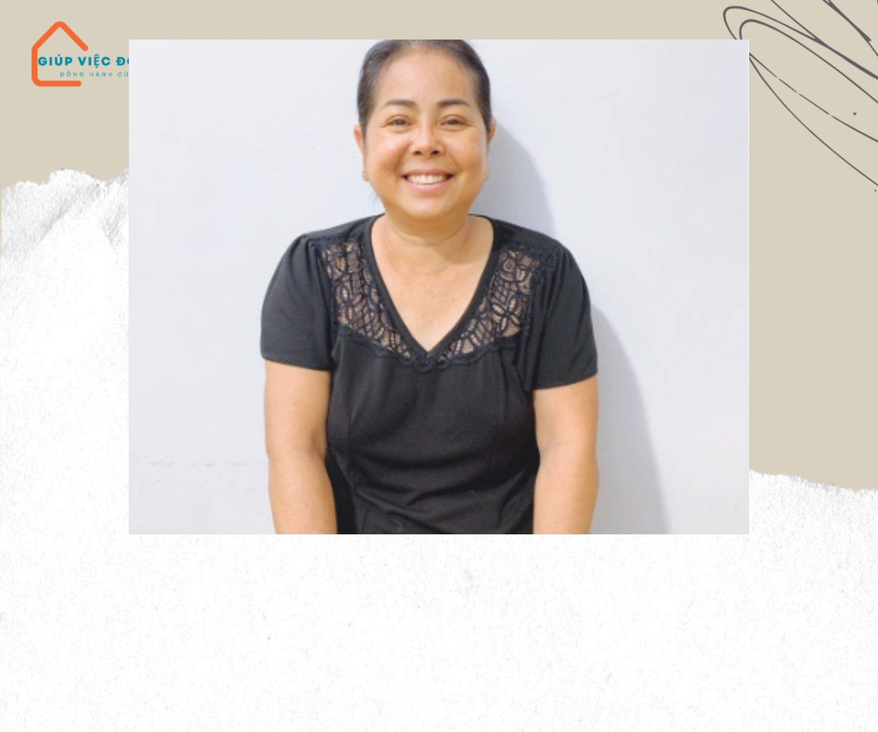 Chị Đống Thị Hoa, sinh năm 1970, quê Đồng Nai cần tìm việc