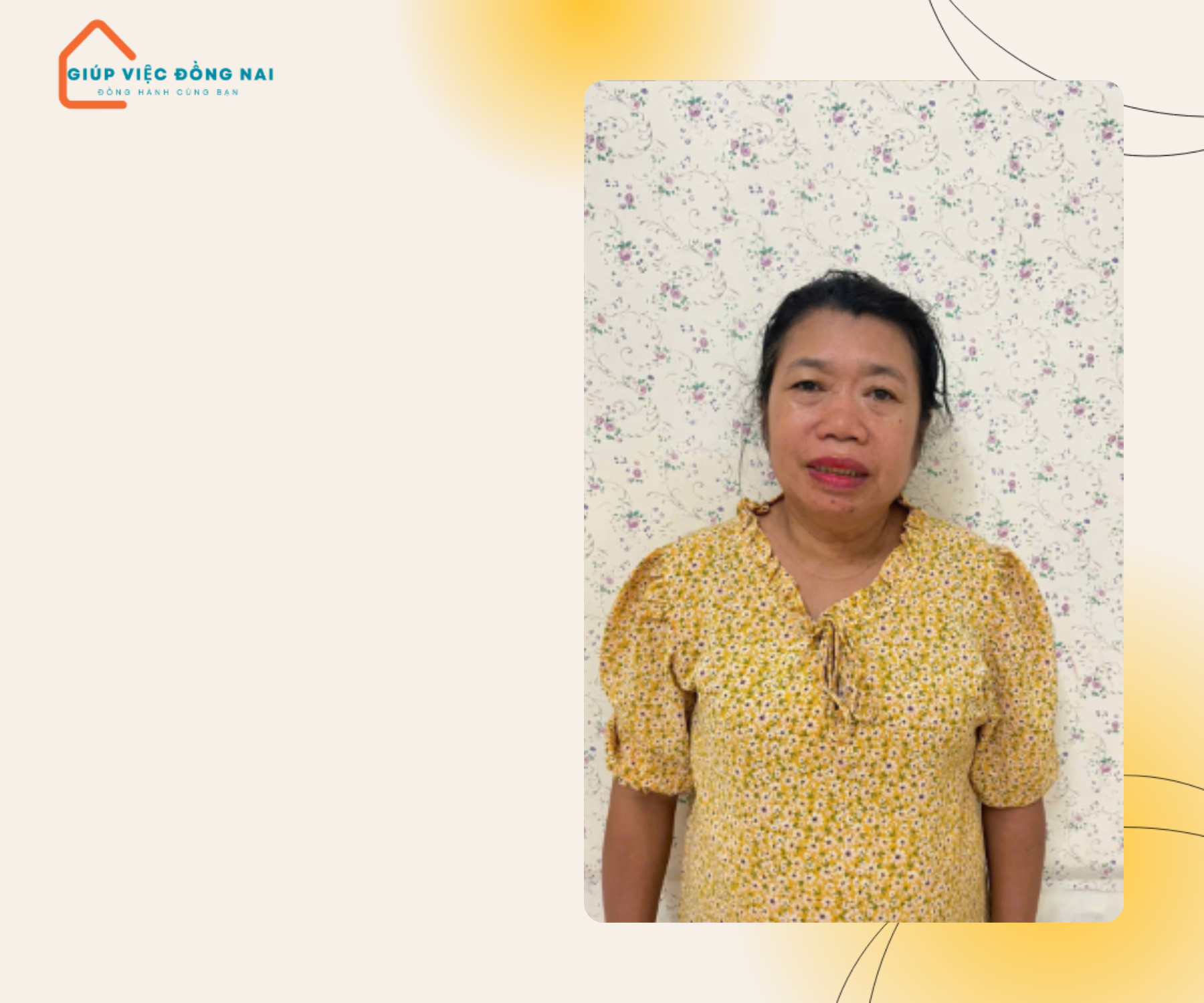 Chị NGUYỄN THỊ HẢI, sinh năm 1973, quê Nghệ An cần tìm việc