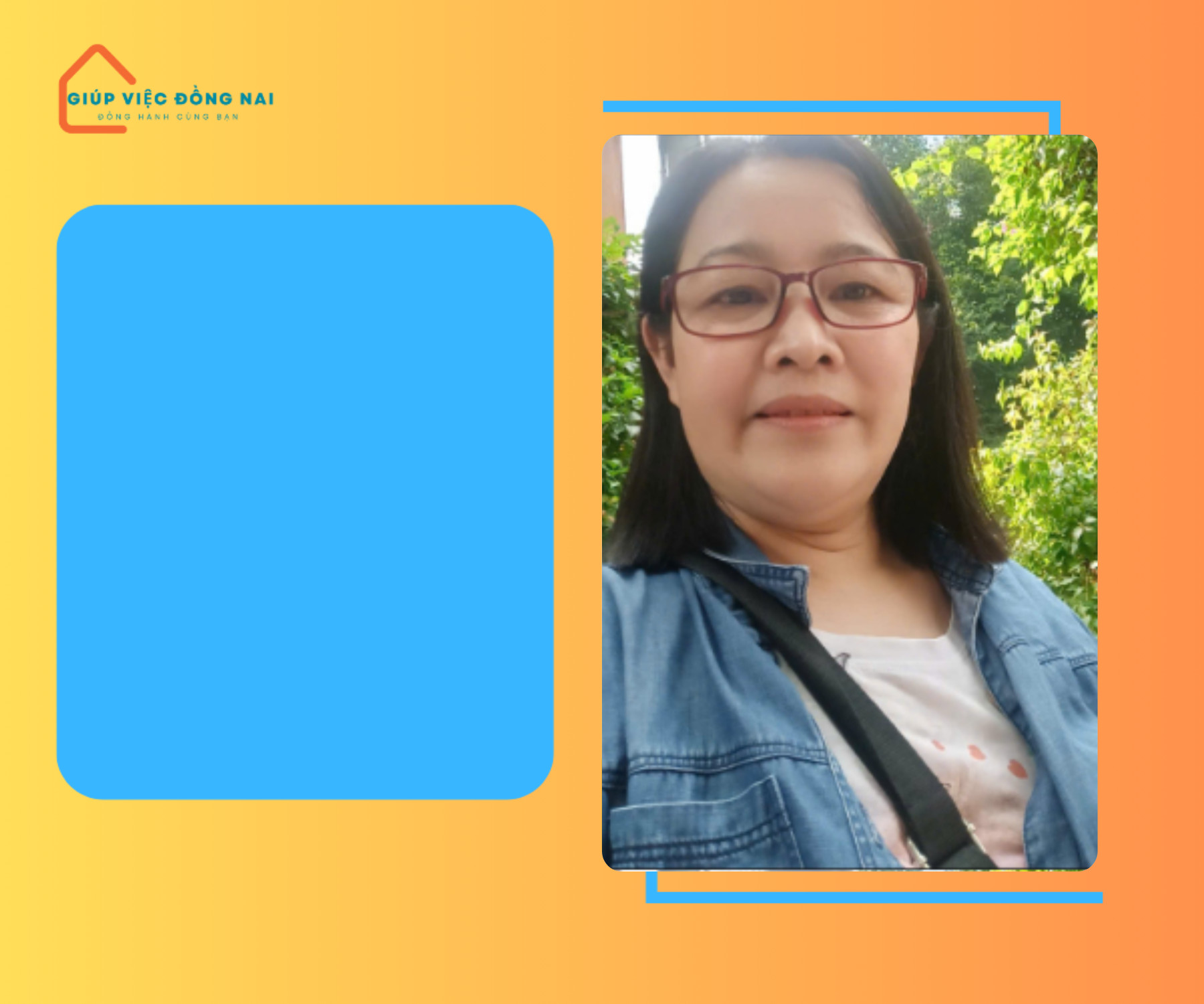 Chị DƯƠNG THỊ LIỆT, sinh năm 1976, quê Đồng Tháp cần tìm việc