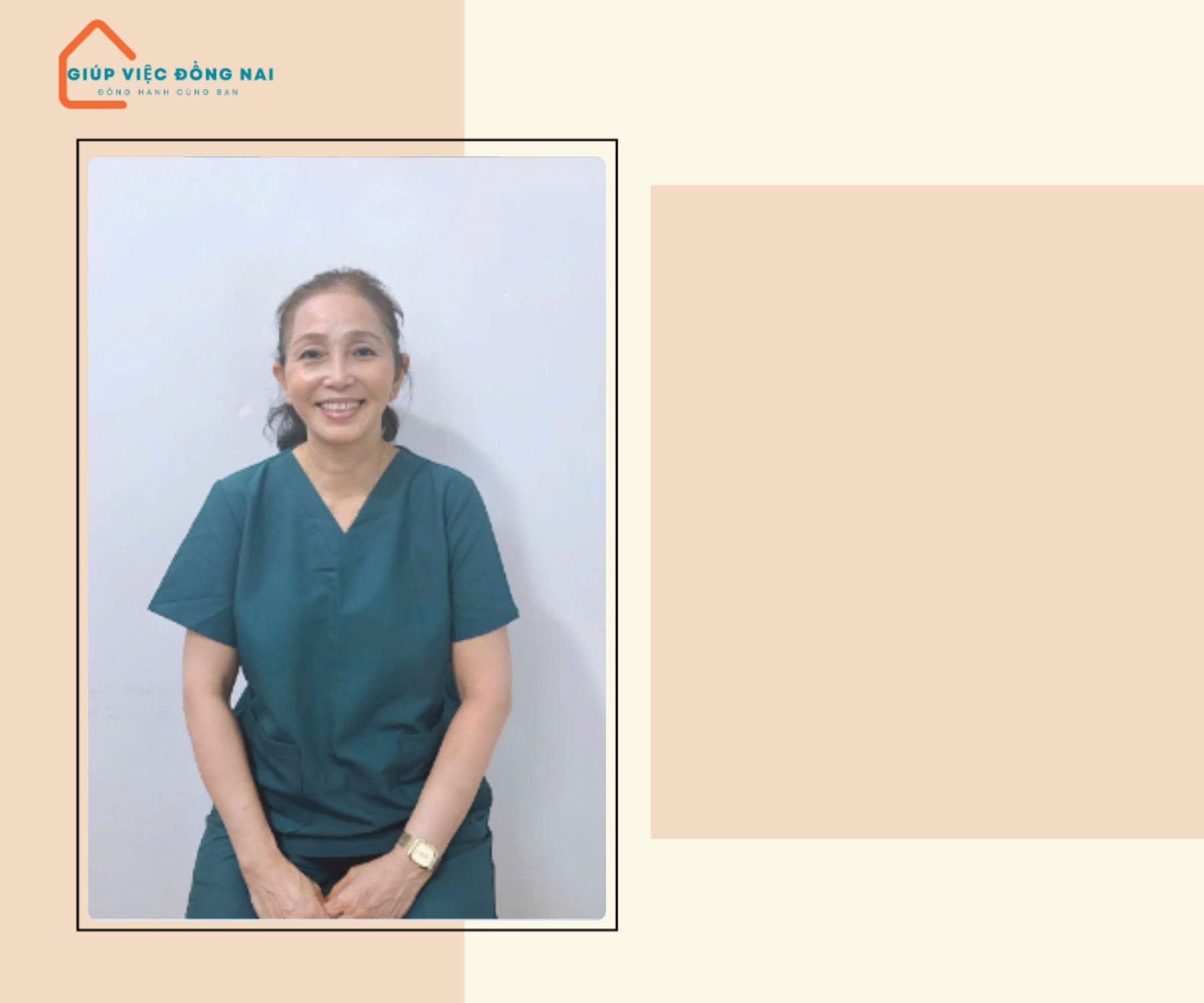 Chị NGUYỄN THỊ SỨ, sinh năm 1967, quê Đồng Nai cần tìm việc