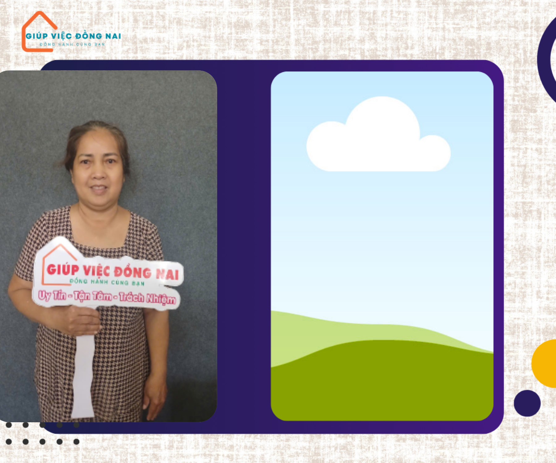 Chị NGÔ THỊ THẢO, sinh năm 1970, quê Hà Nội cần tìm việc