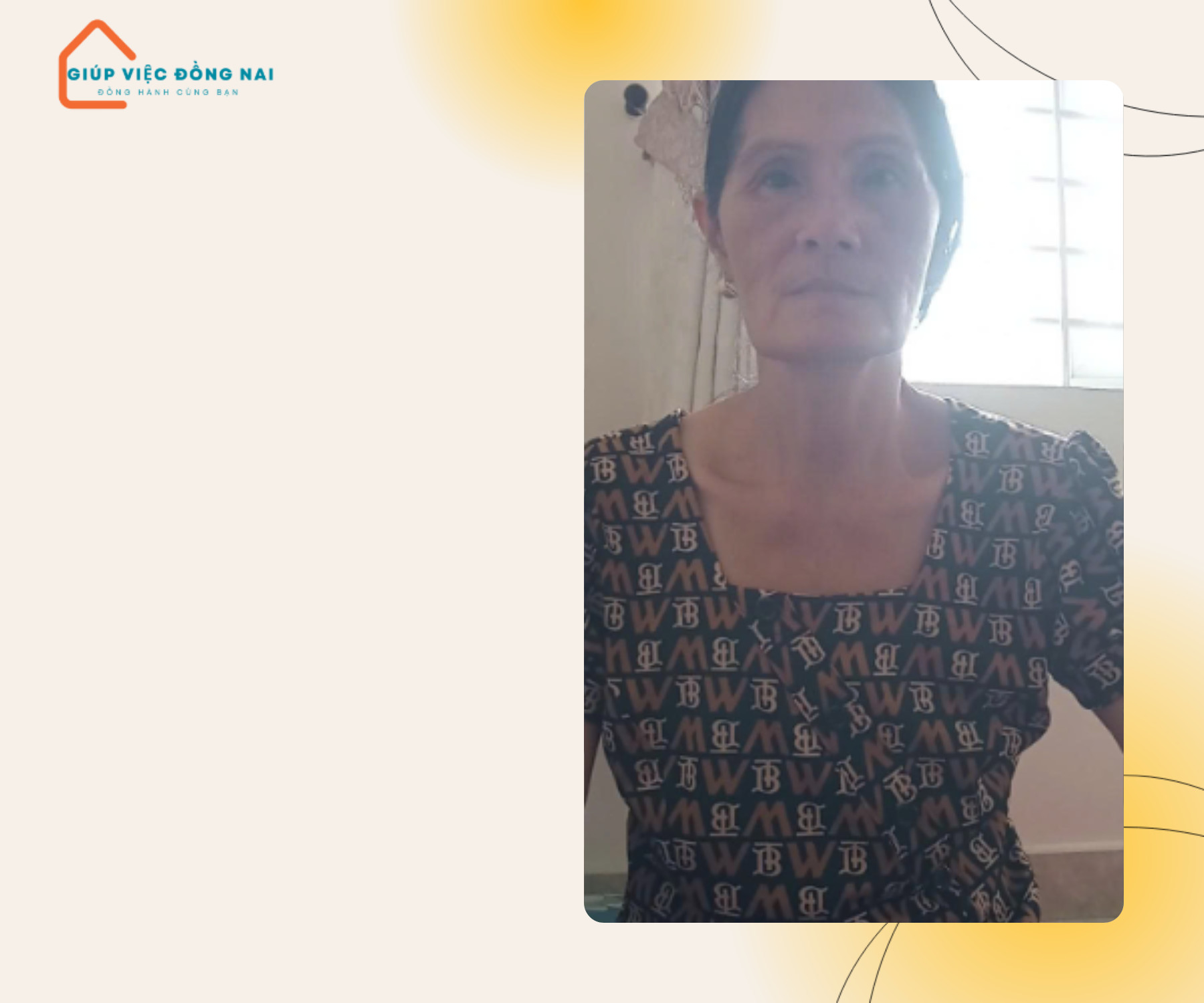 Chị PHAN THỊ ỨT, sinh năm 1968, quê Bến Tre cần tìm việc