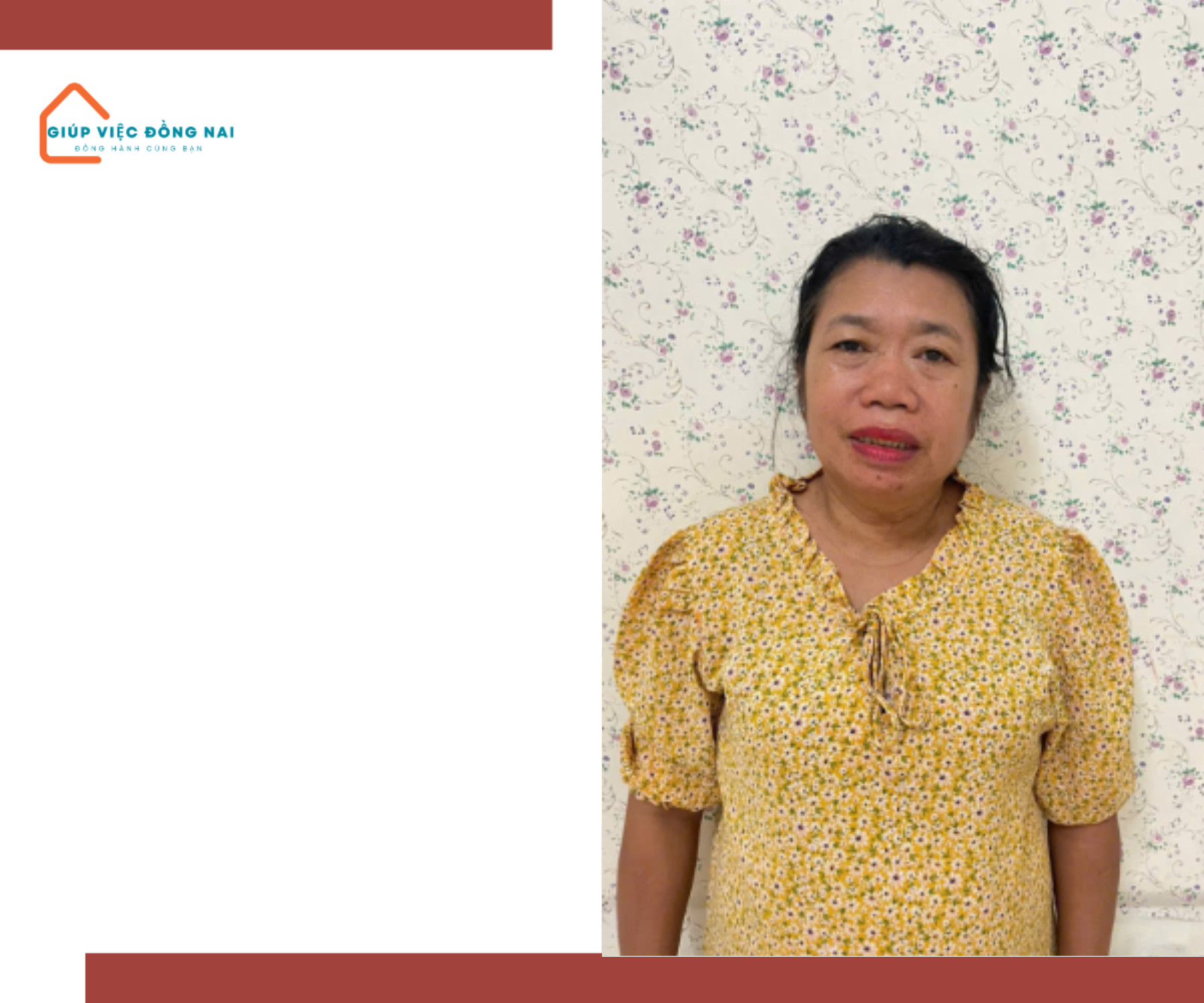 Chị NGUYỄN THỊ HẢI, sinh năm 1973, quê Nghệ An cần tìm việc