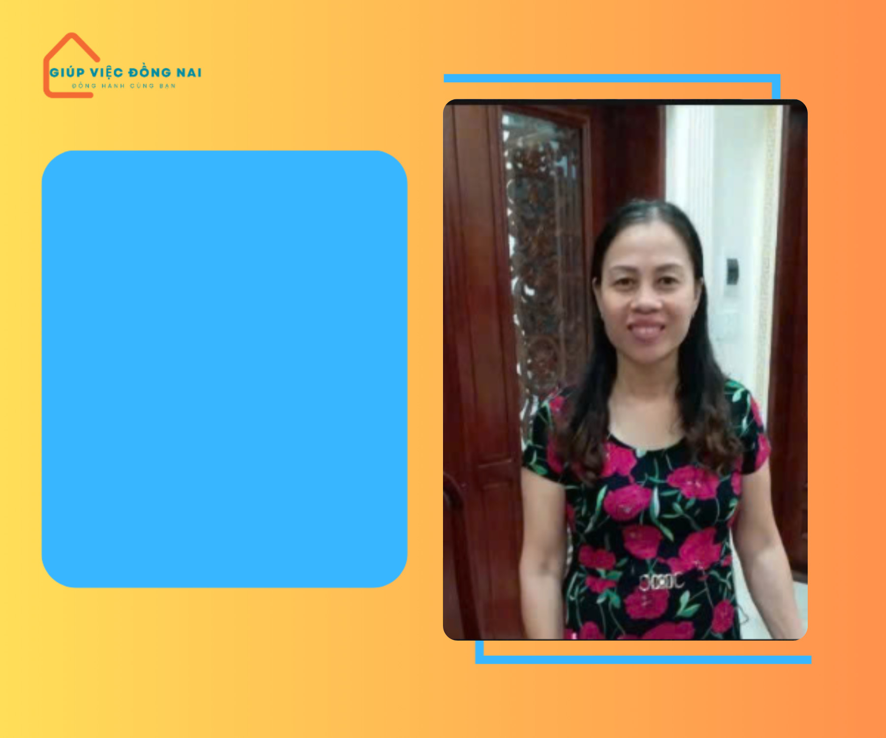 Chị LÊ THỊ NHÀN, sinh năm 1971, quê Đồng Nai cần tìm việc