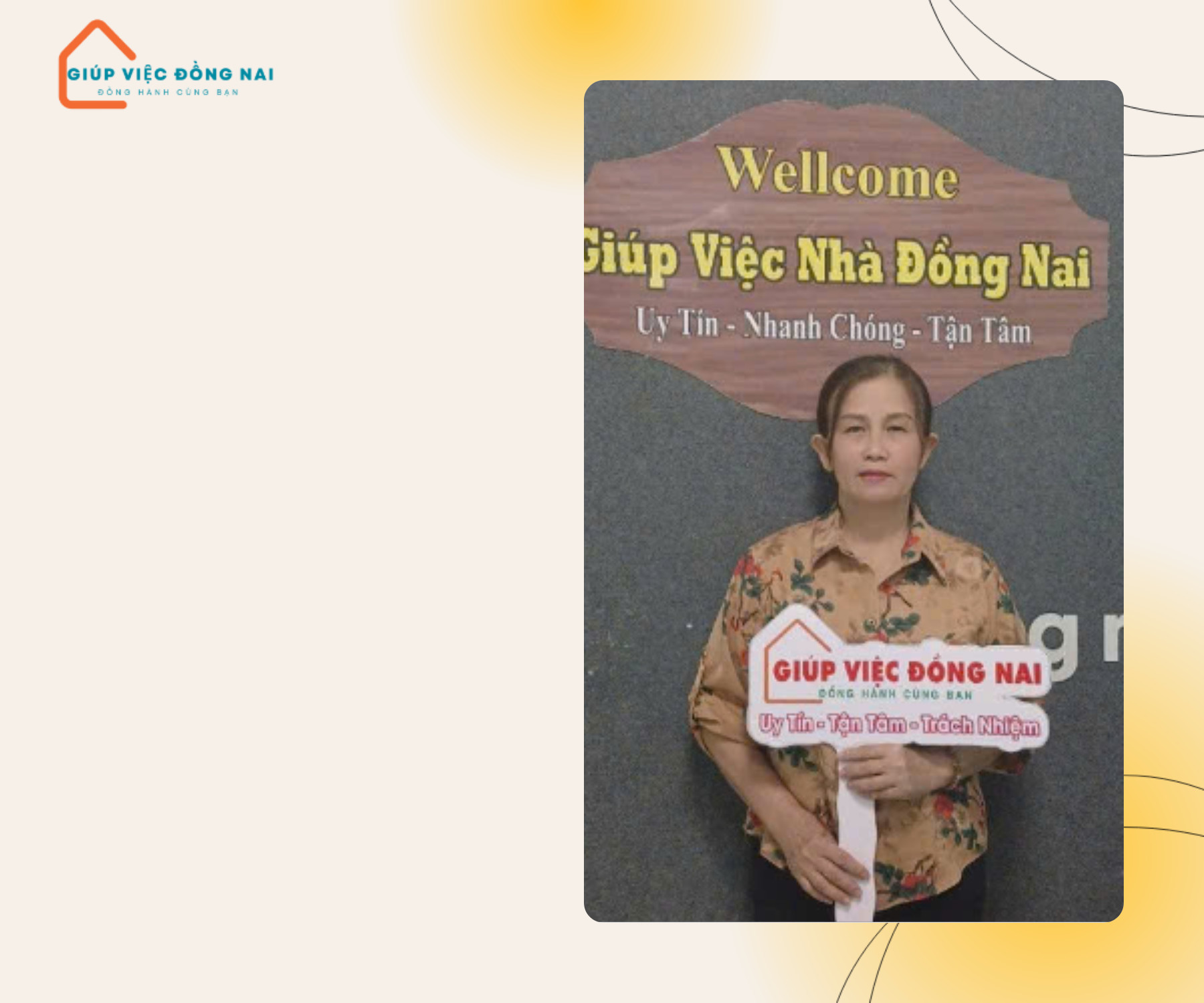 Chị DƯƠNG THỊ ÚT, sinh năm 1972, quê Đồng Nai cần tìm việc