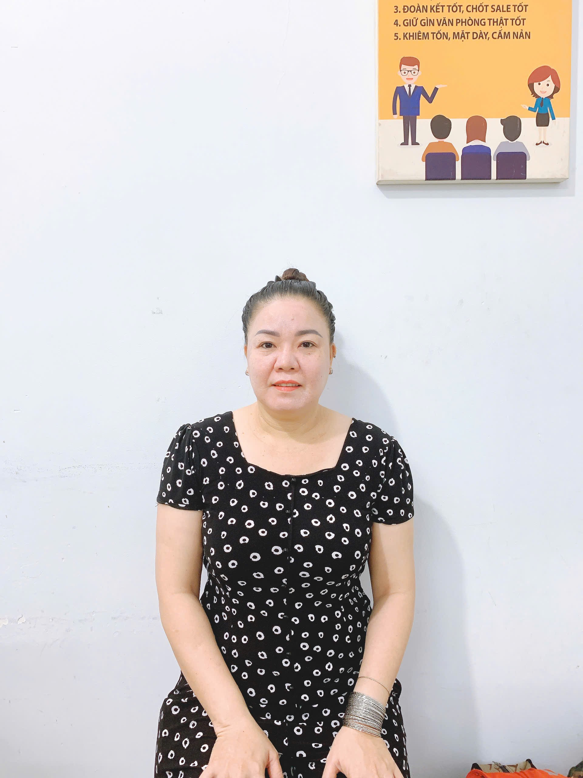 Chị Bùi Thị Loan, sinh năm 1982, quê Ninh Thuận. Cần tìm việc làm