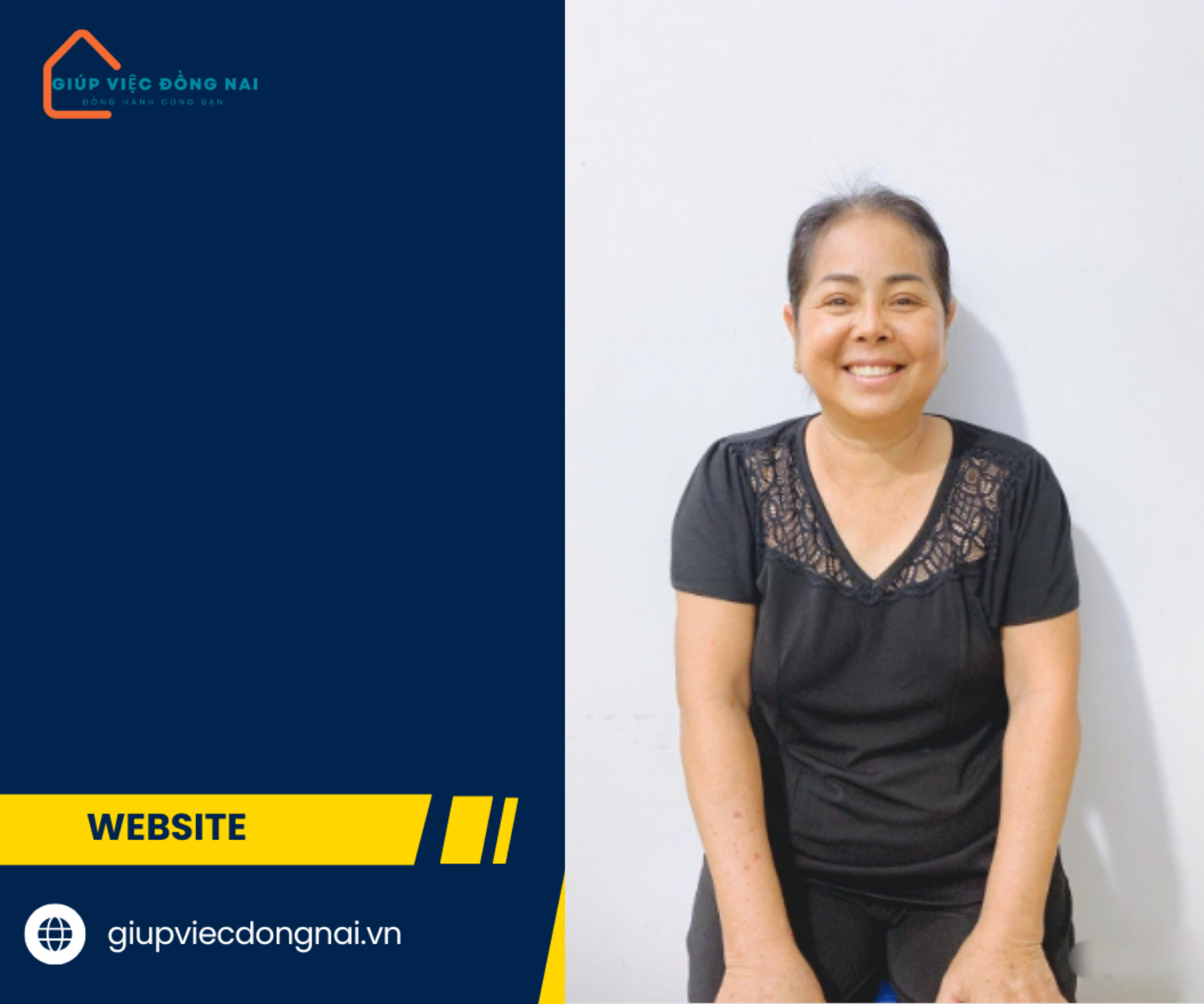 Chị Đống Thị Hoa, sinh năm 1970, quê Đồng Nai cần tìm việc