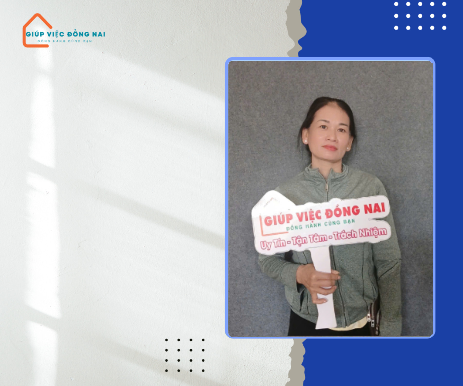 Chị Võ Thị Hồng Phượng, sinh năm 1977, quê Kiên Giang cần tìm việc