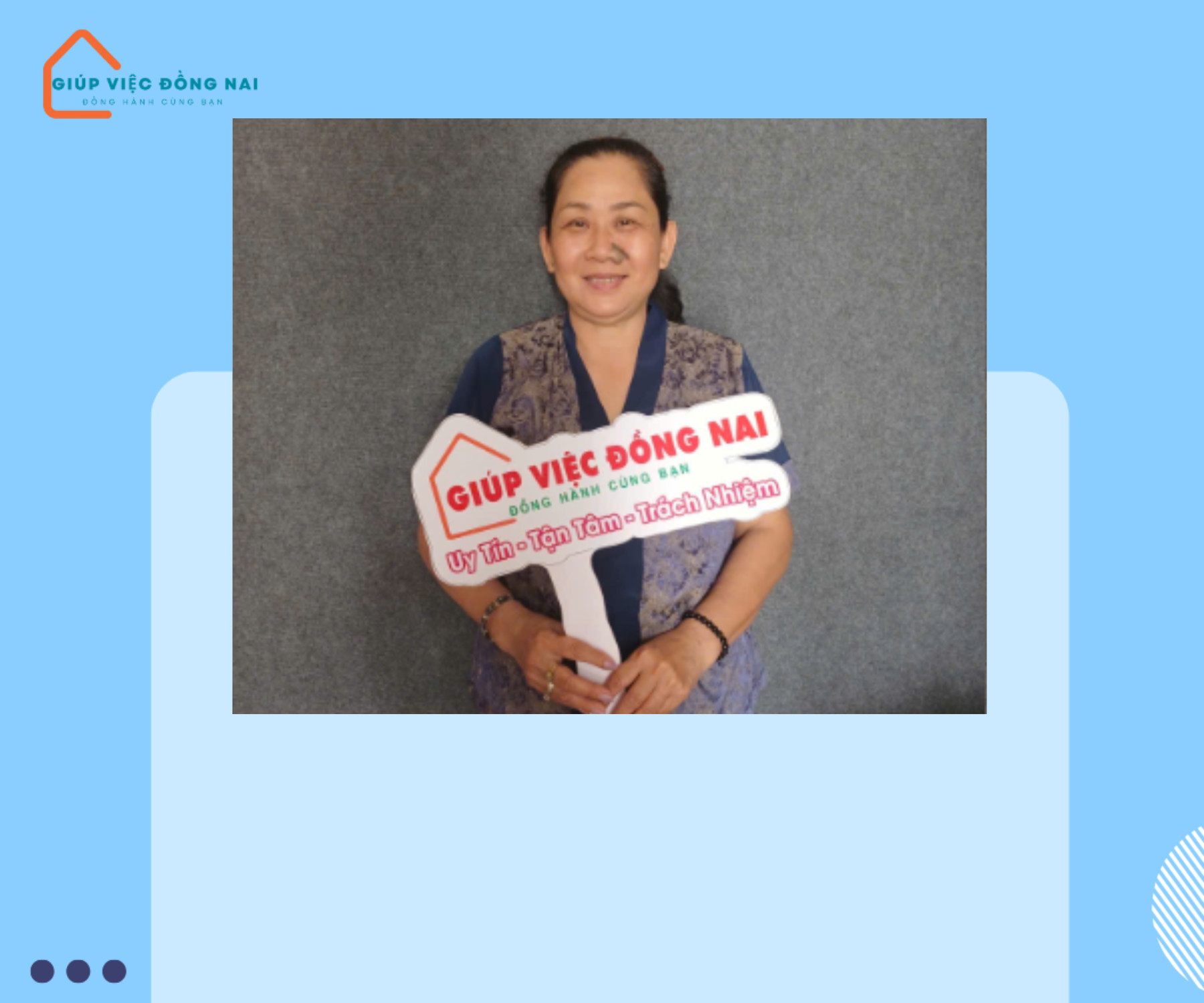 Chị Lý Huỳnh Thanh Tuyền, sinh năm 1966, quê Hậu Giang cần tìm việc